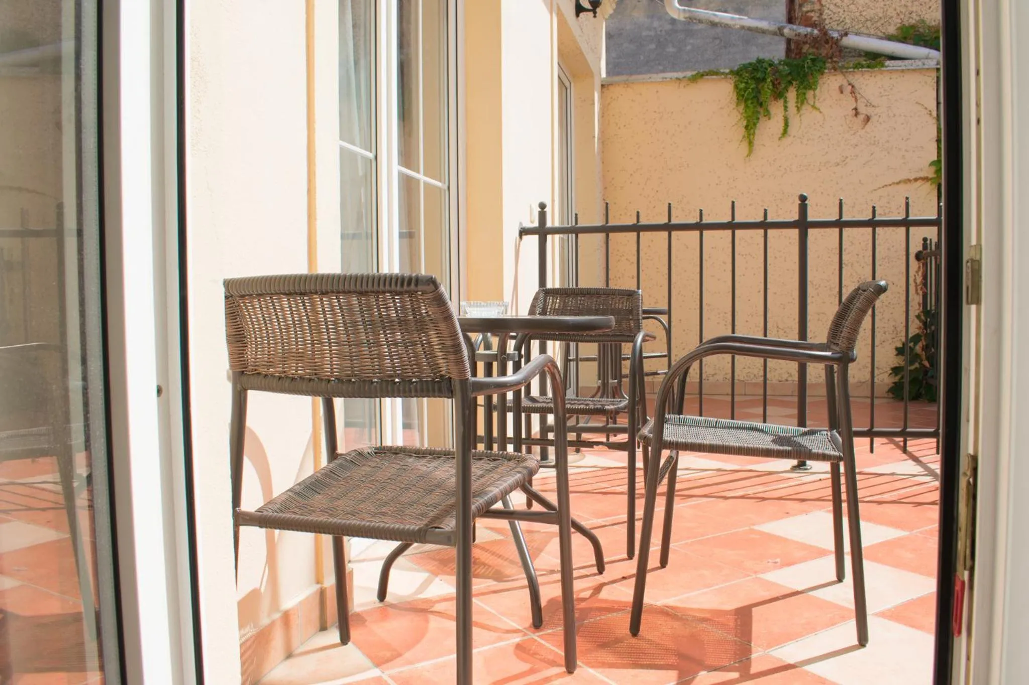 Balcony/Terrace in P4W Hotel Residence Szombathely