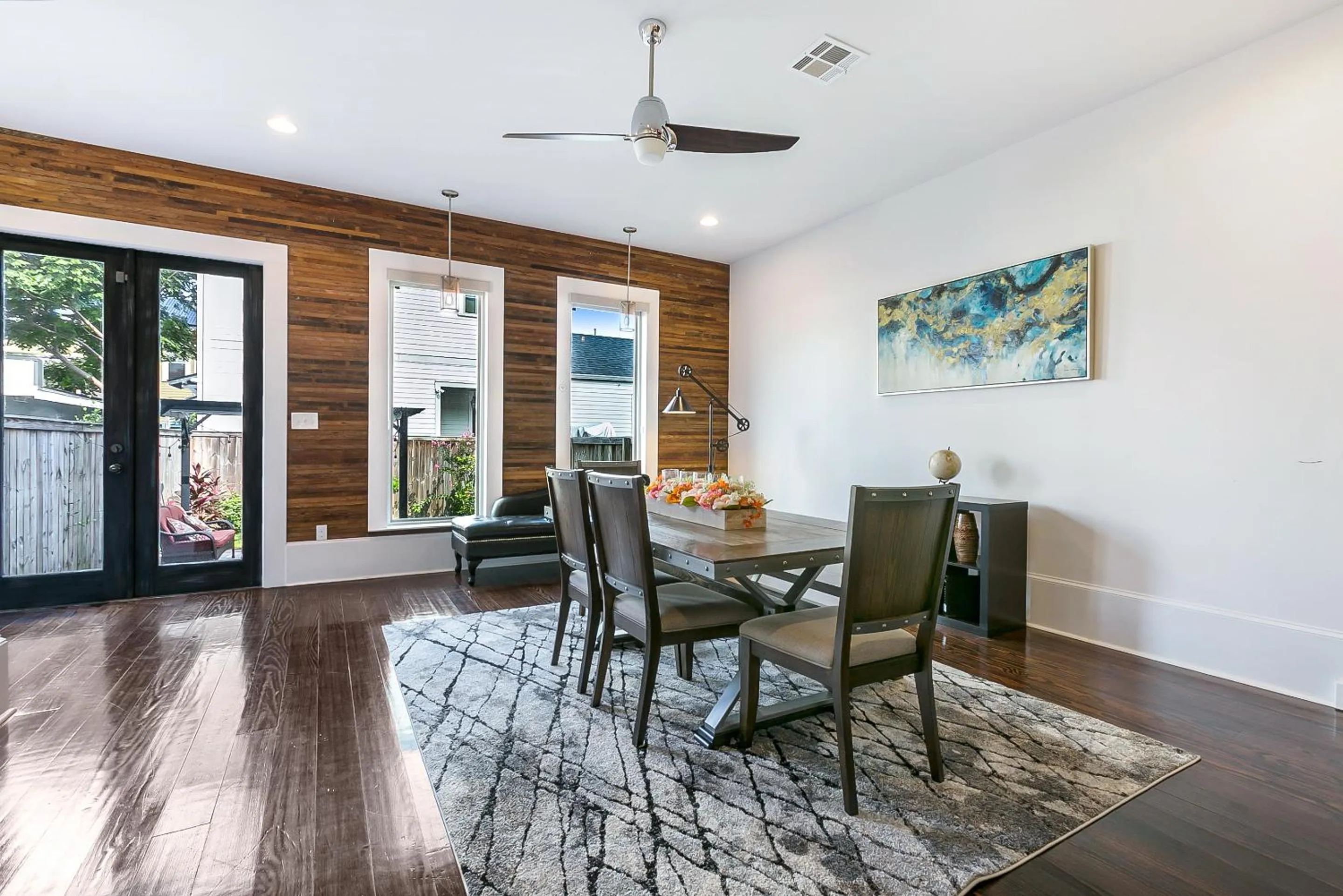 Dining area in Spacious Loft-Style 3BR Townhouse by Hosteeva