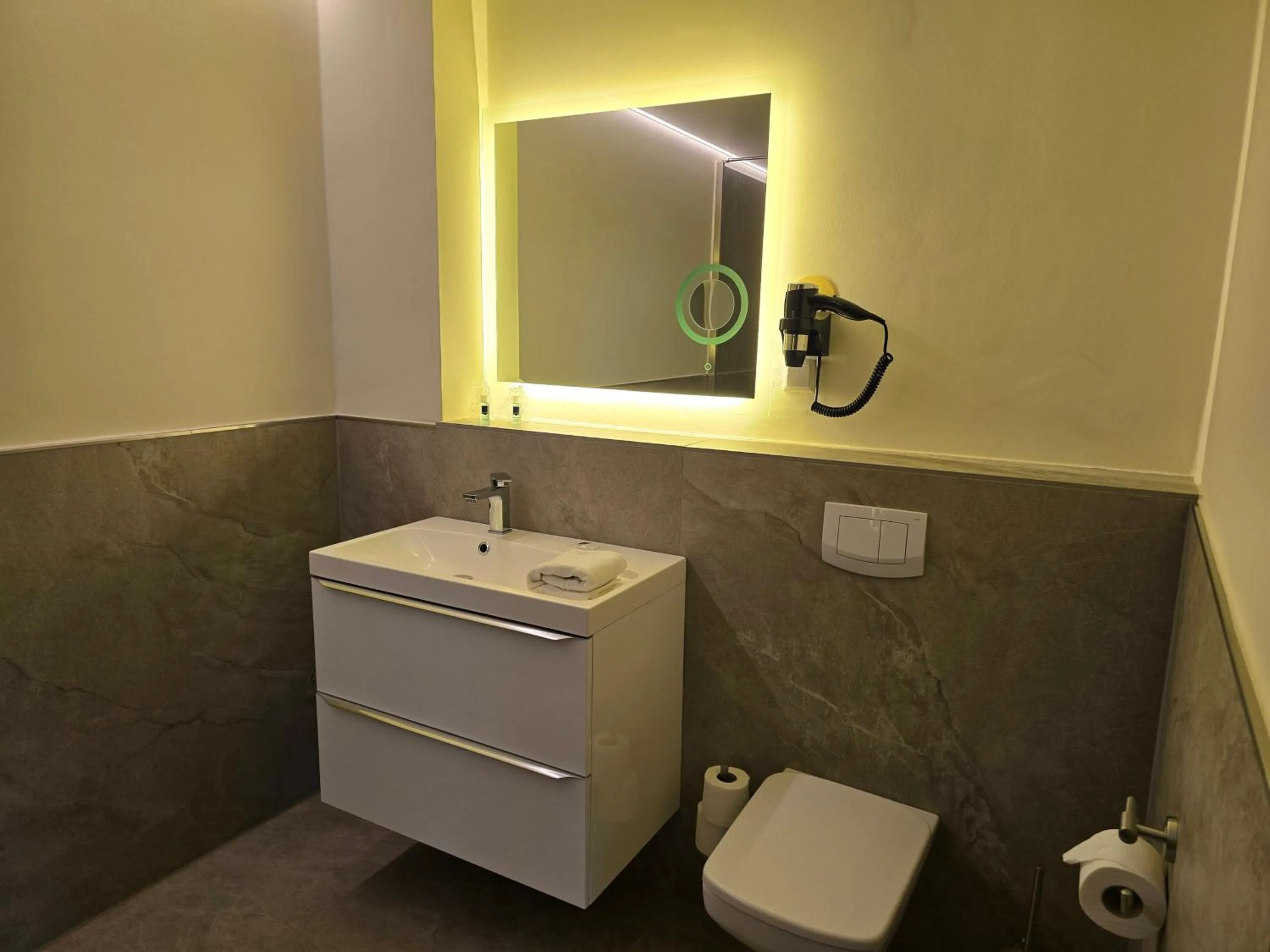 Toilet in Hotel am Kurpark