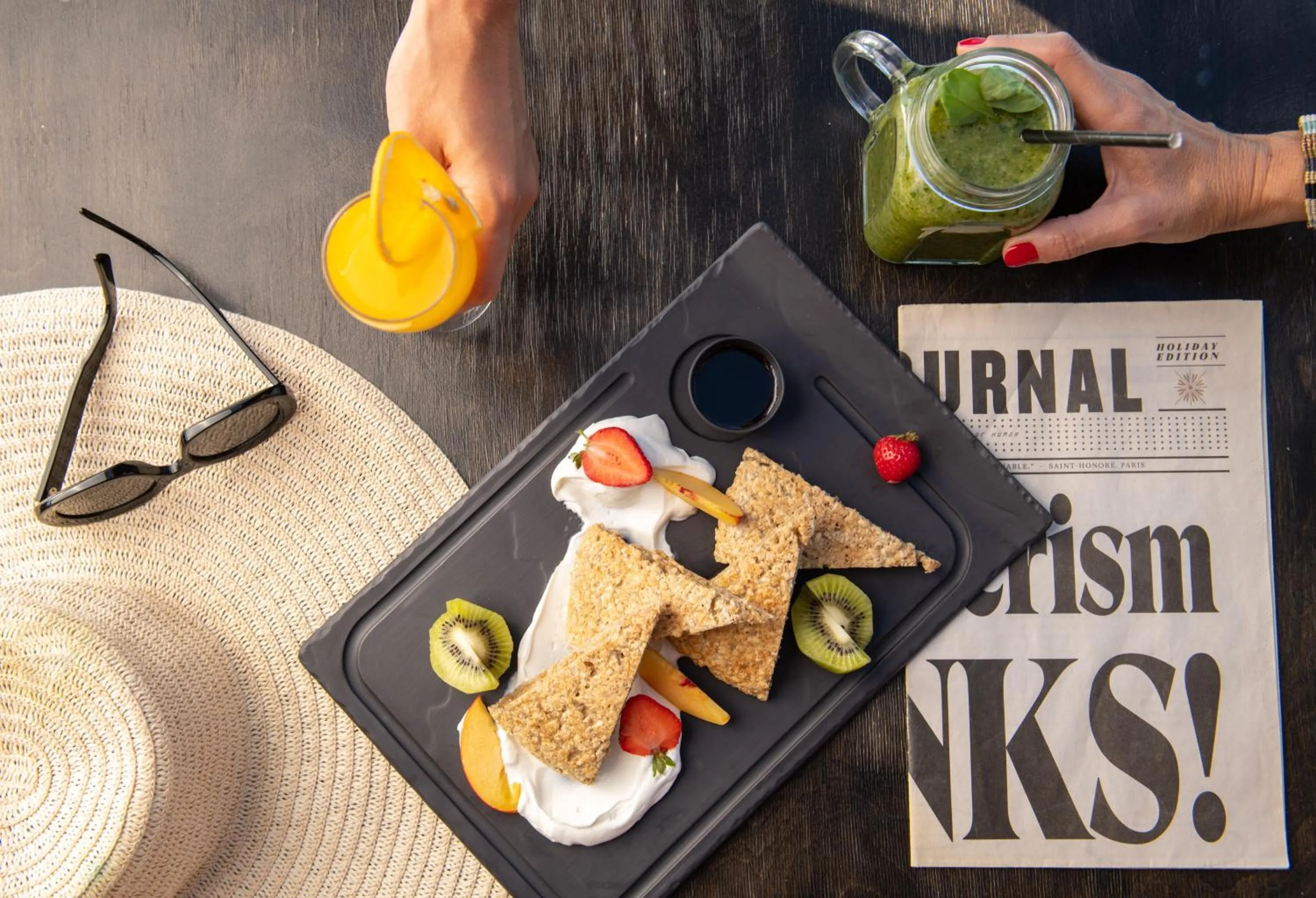 Restaurant/places to eat in Mitsis Selection Blue Domes