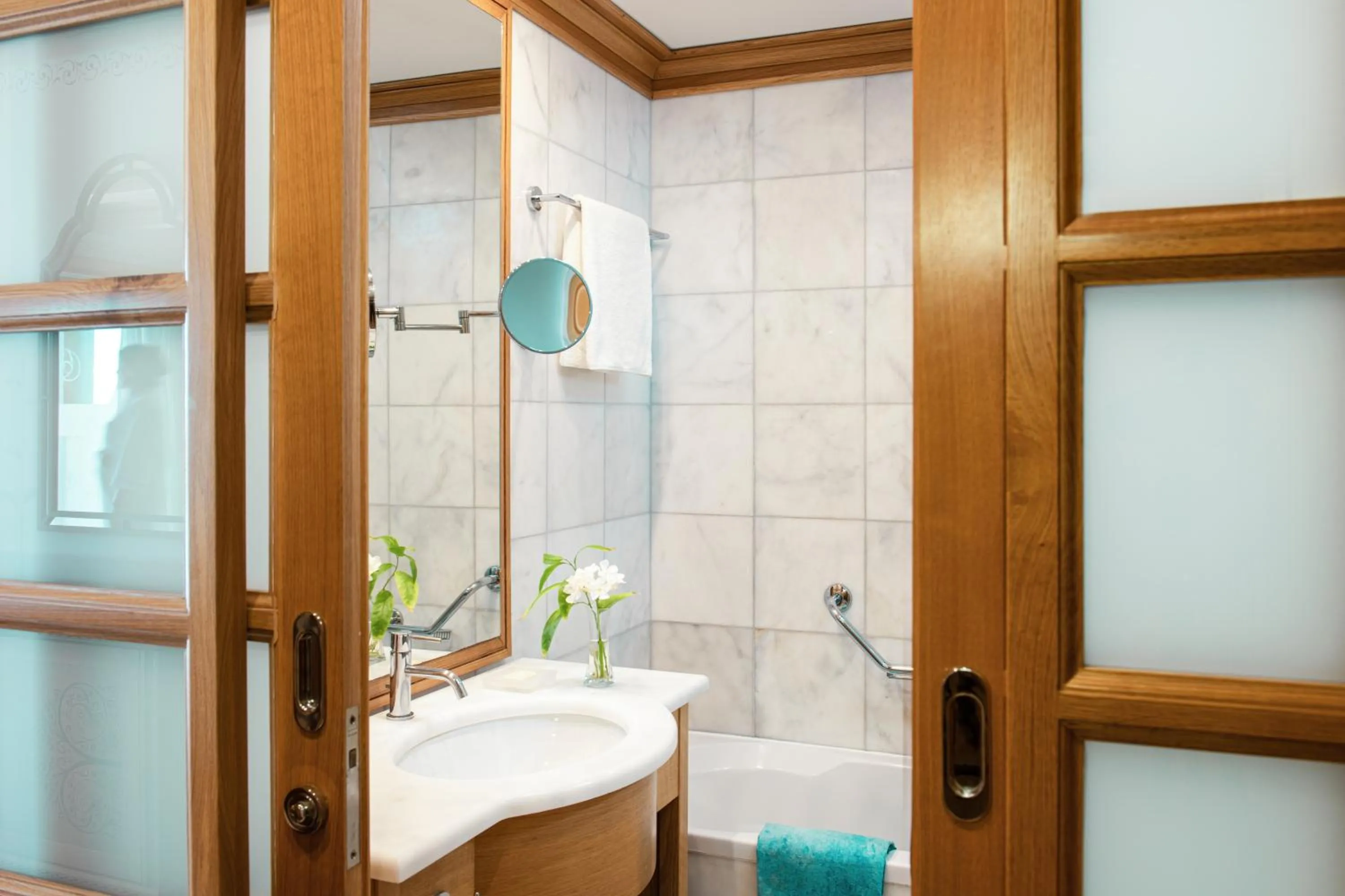 Bathroom in Mitsis Selection Blue Domes