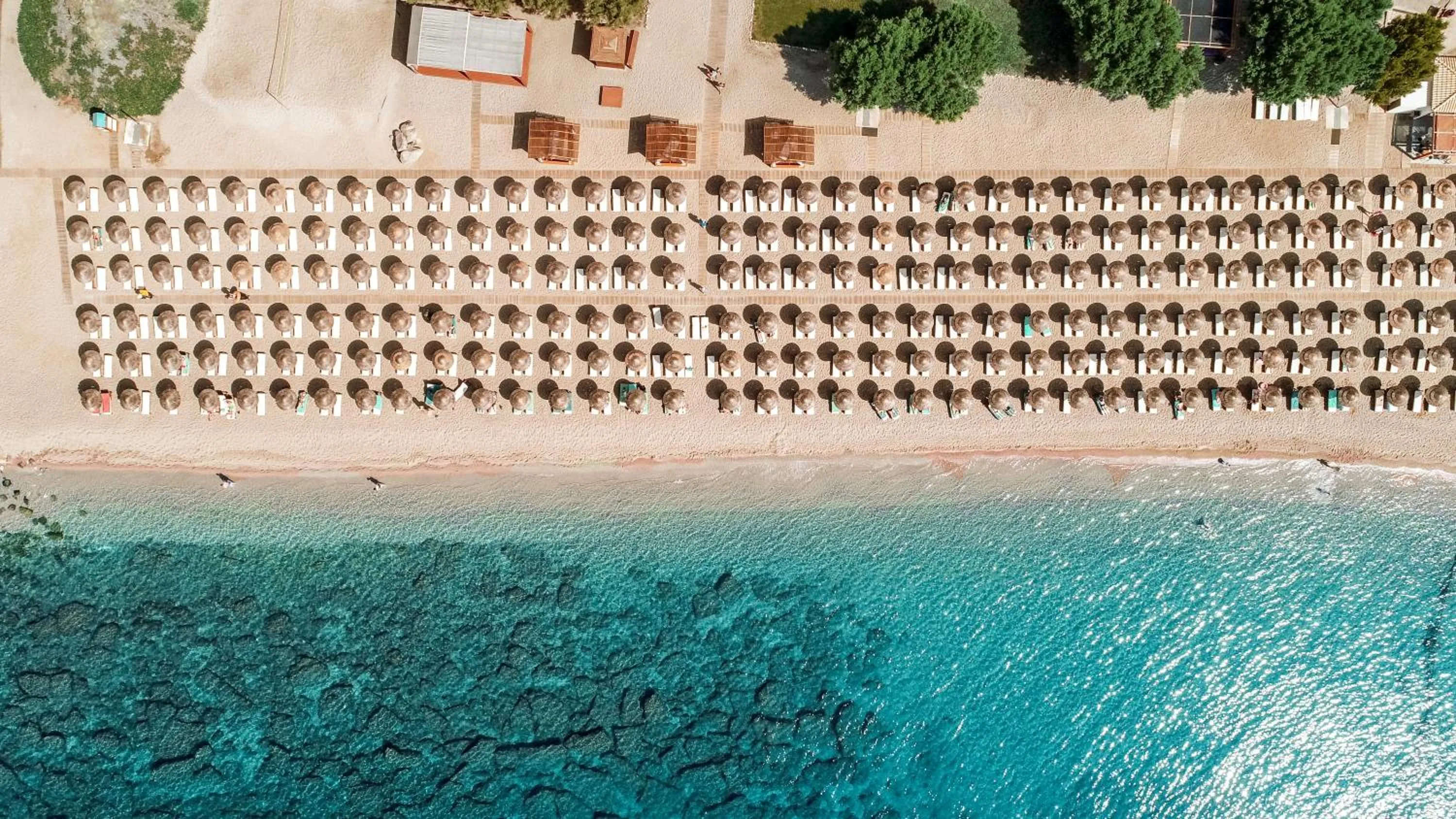 Bird's eye view in Mitsis Selection Blue Domes