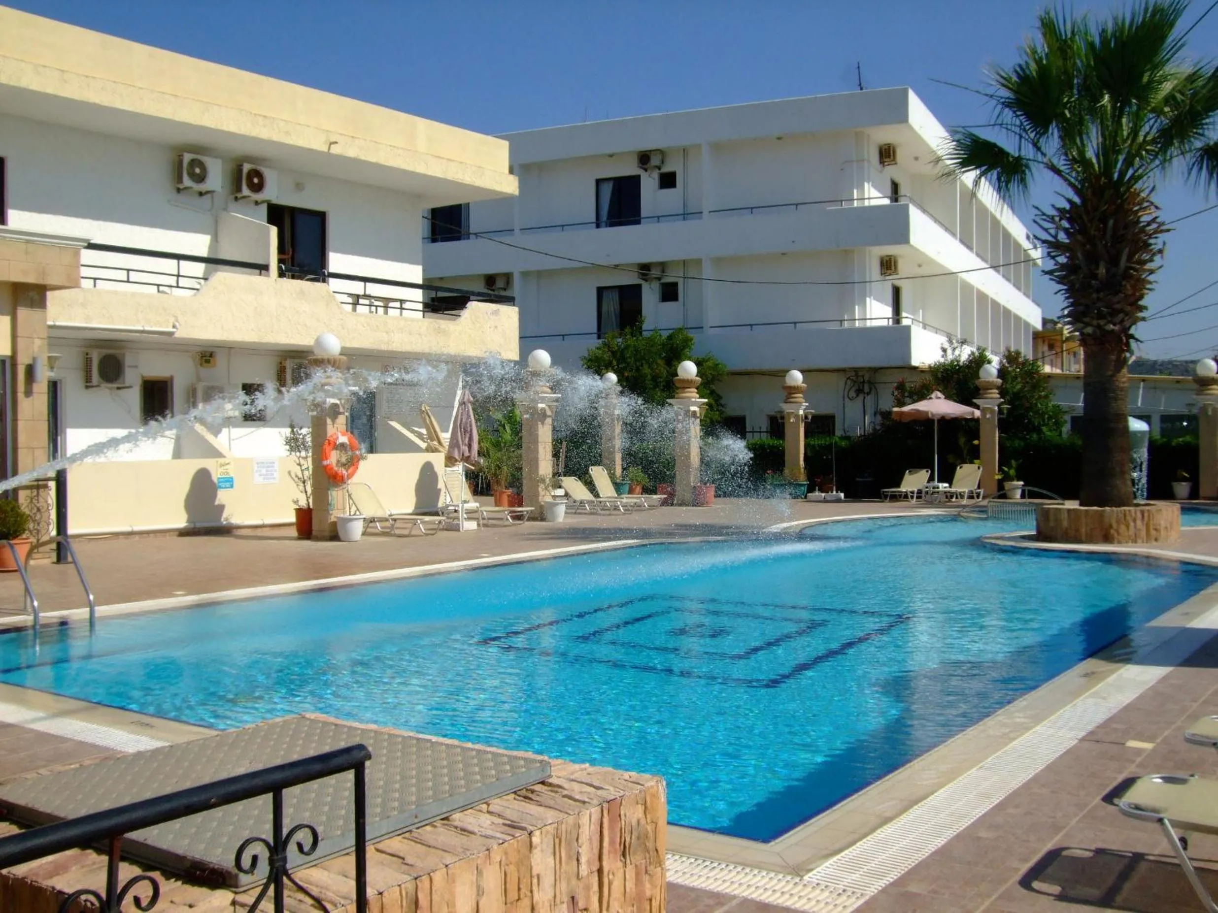 Swimming pool in Antonios Hotel