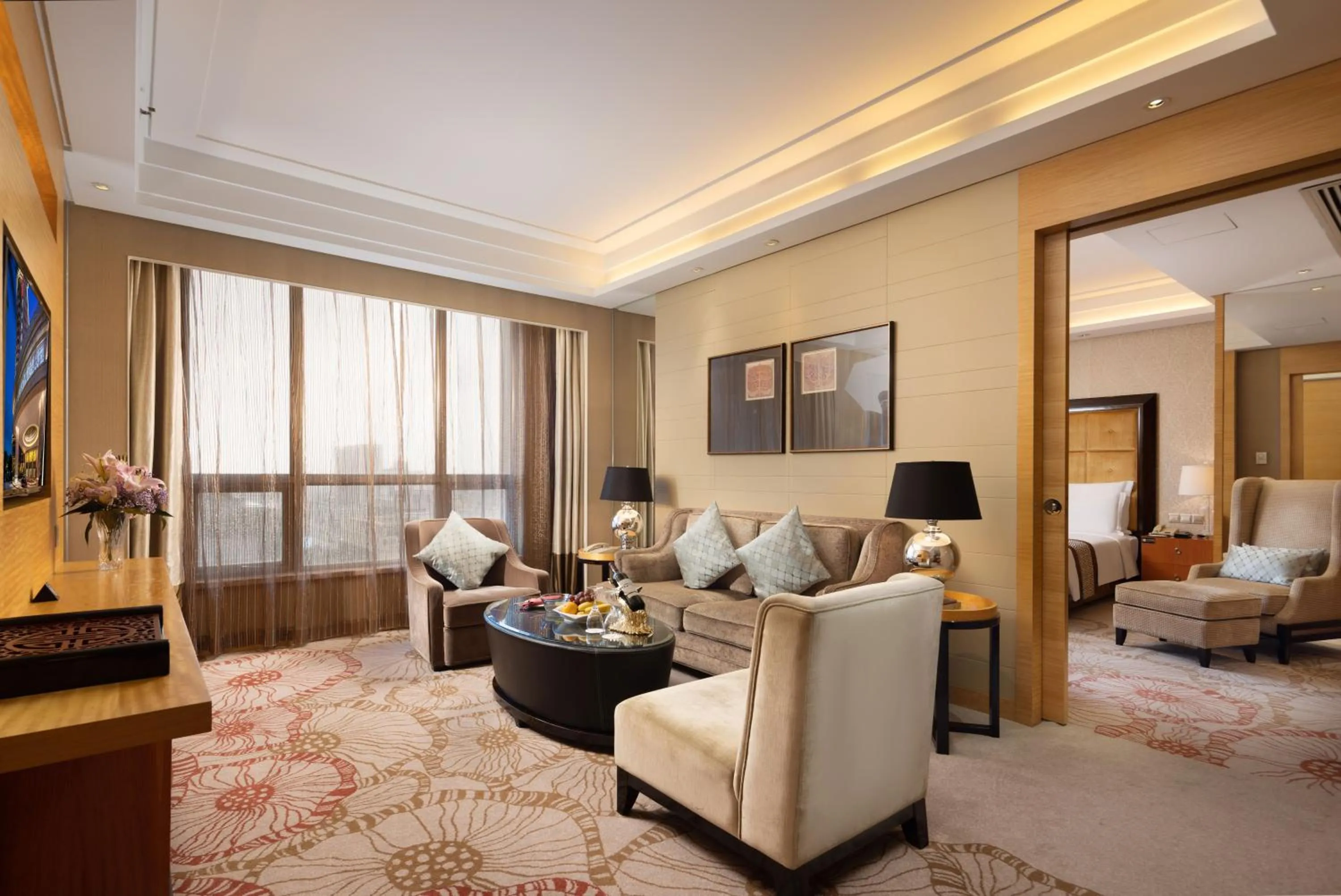 Living room in Shenzhen Baolilai International Hotel (Baoan, Fuyong)