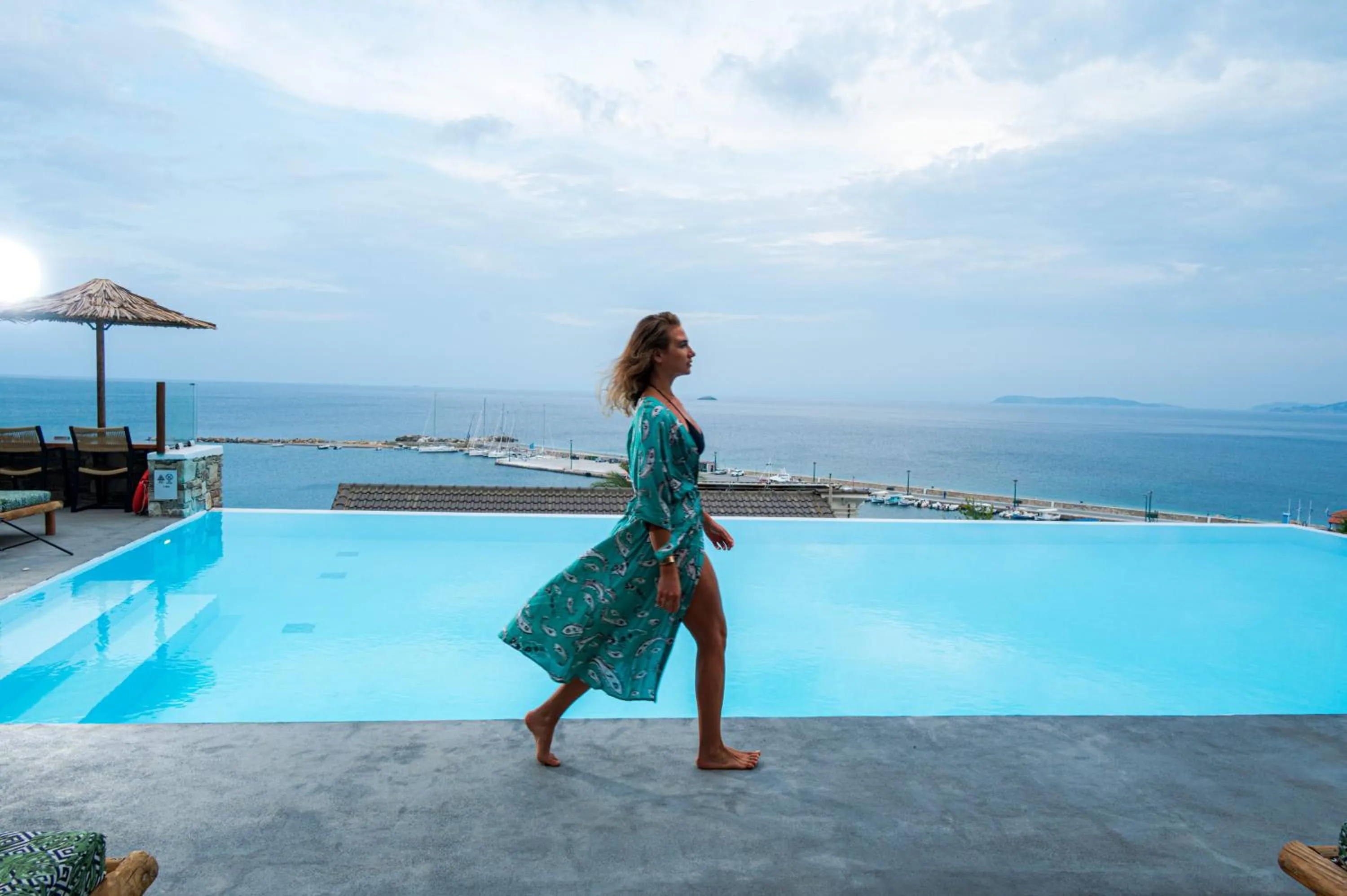 Swimming pool in Natura Luxury Boutique Hotel Skopelos