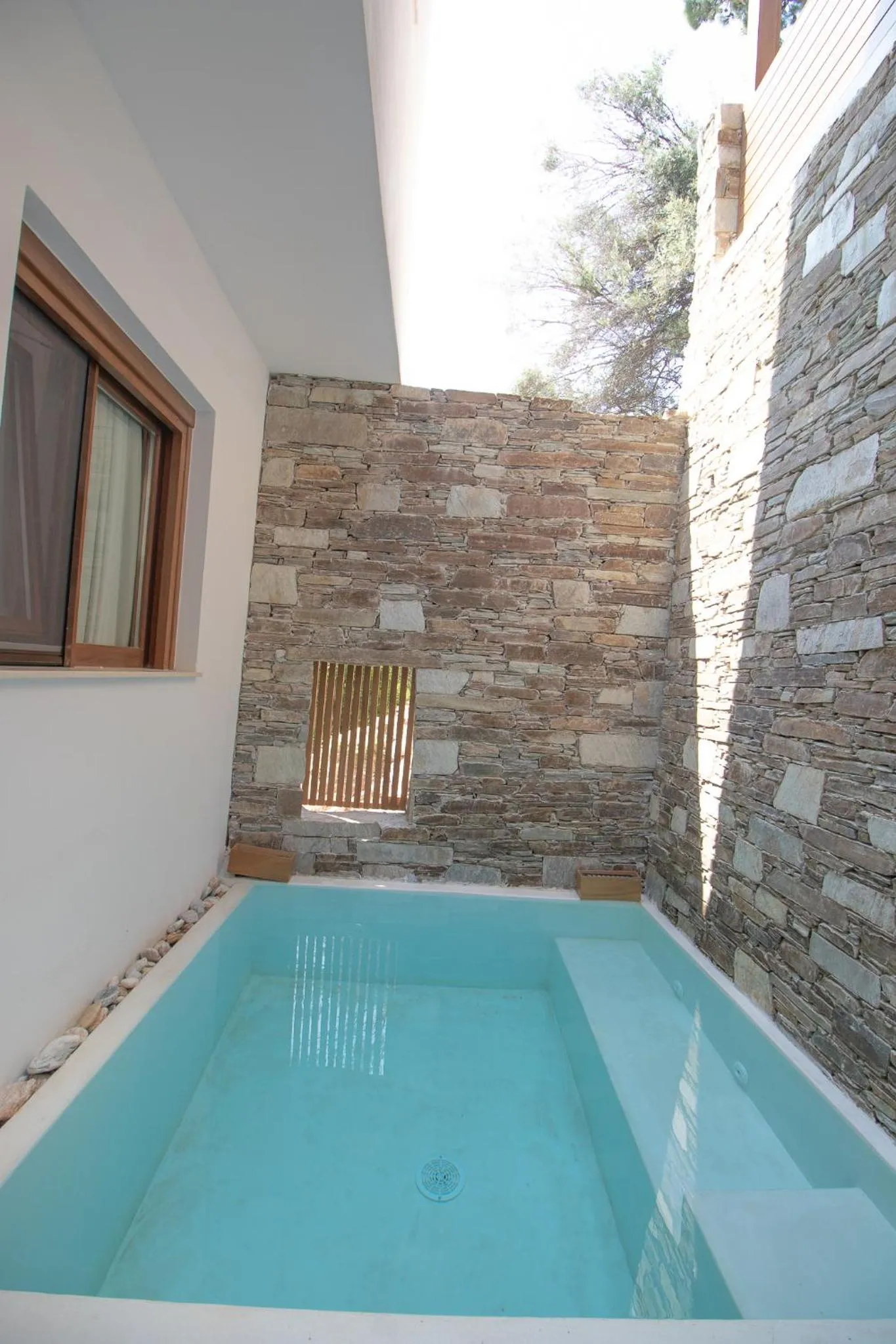 On site in Natura Luxury Boutique Hotel Skopelos