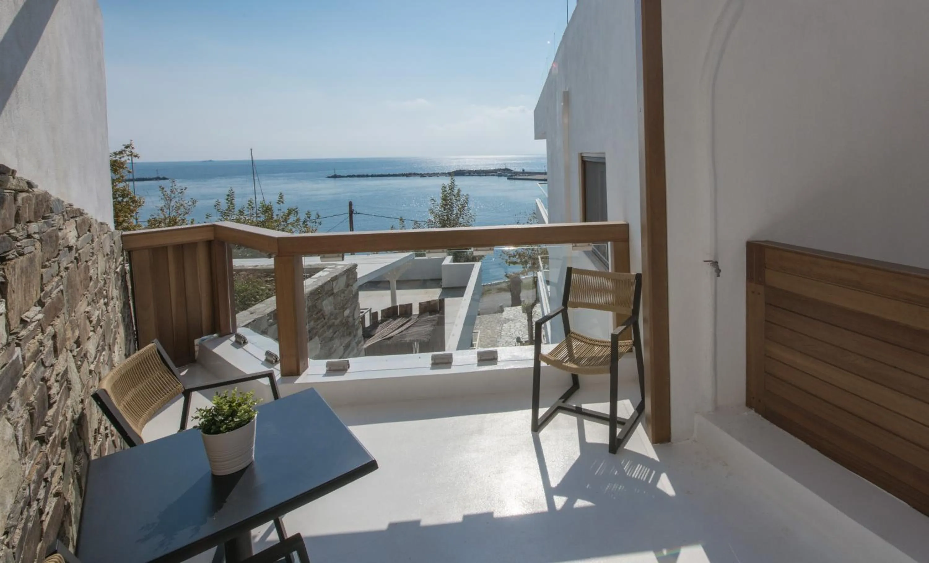 Balcony/Terrace in Natura Luxury Boutique Hotel Skopelos