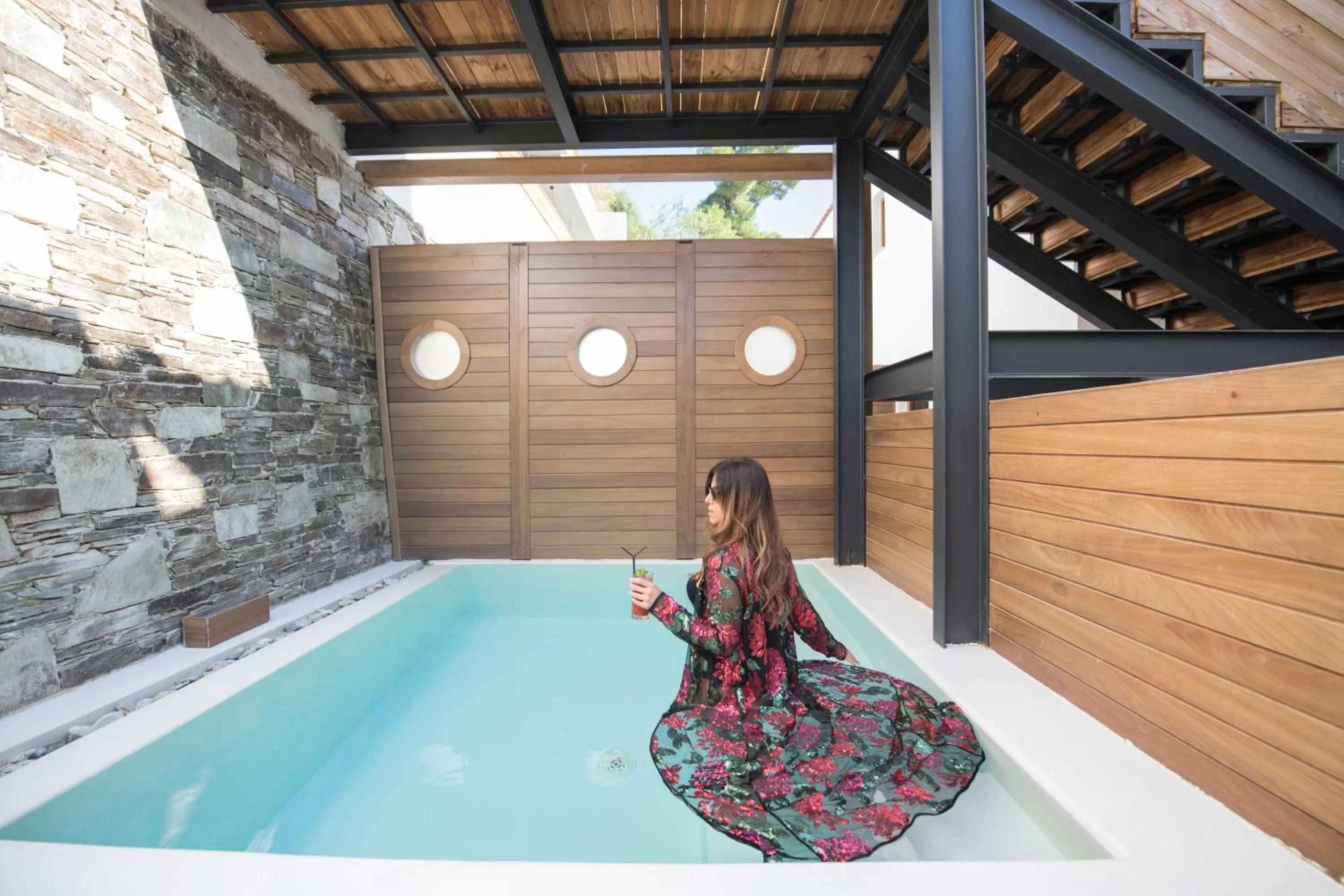 People in Natura Luxury Boutique Hotel Skopelos