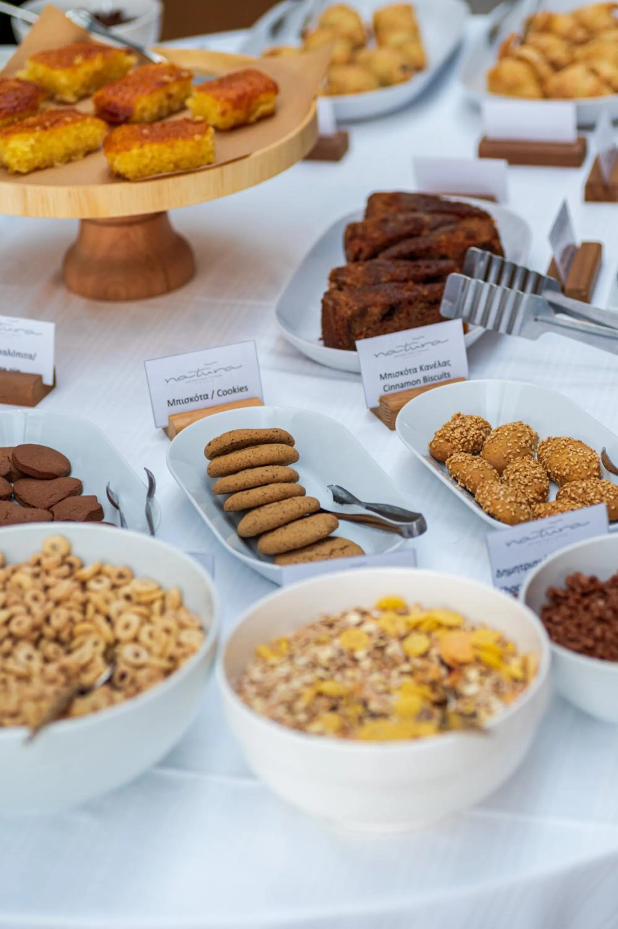 Buffet breakfast in Natura Luxury Boutique Hotel Skopelos