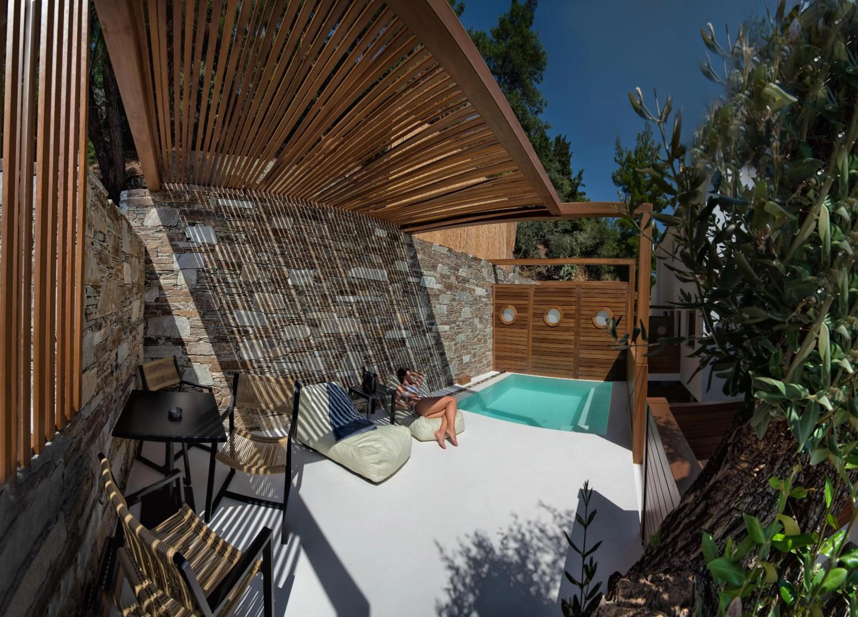 Swimming pool in Natura Luxury Boutique Hotel Skopelos