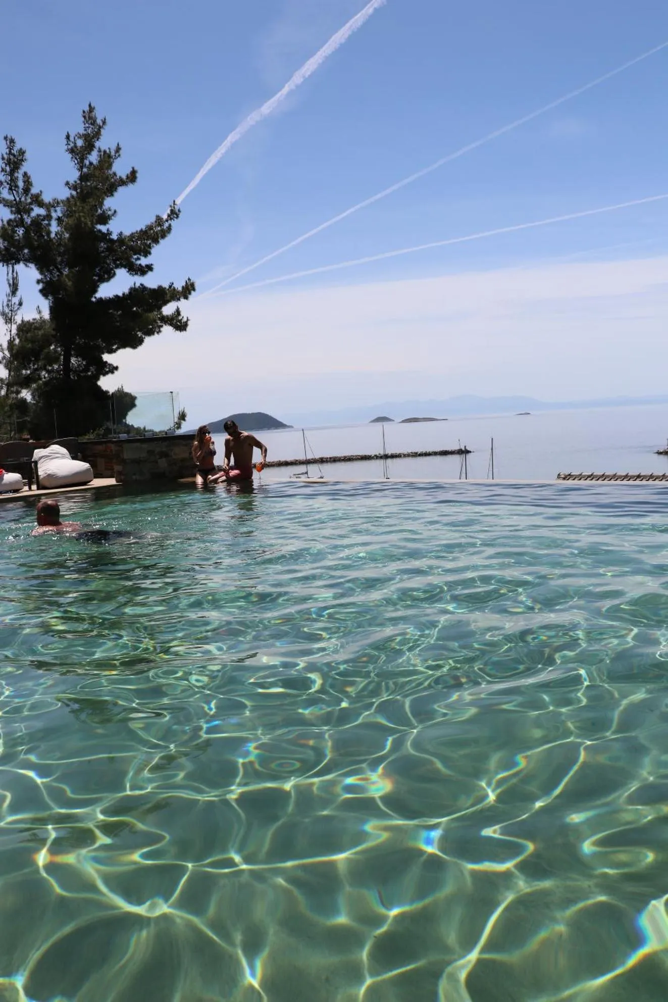Swimming pool in Natura Luxury Boutique Hotel Skopelos