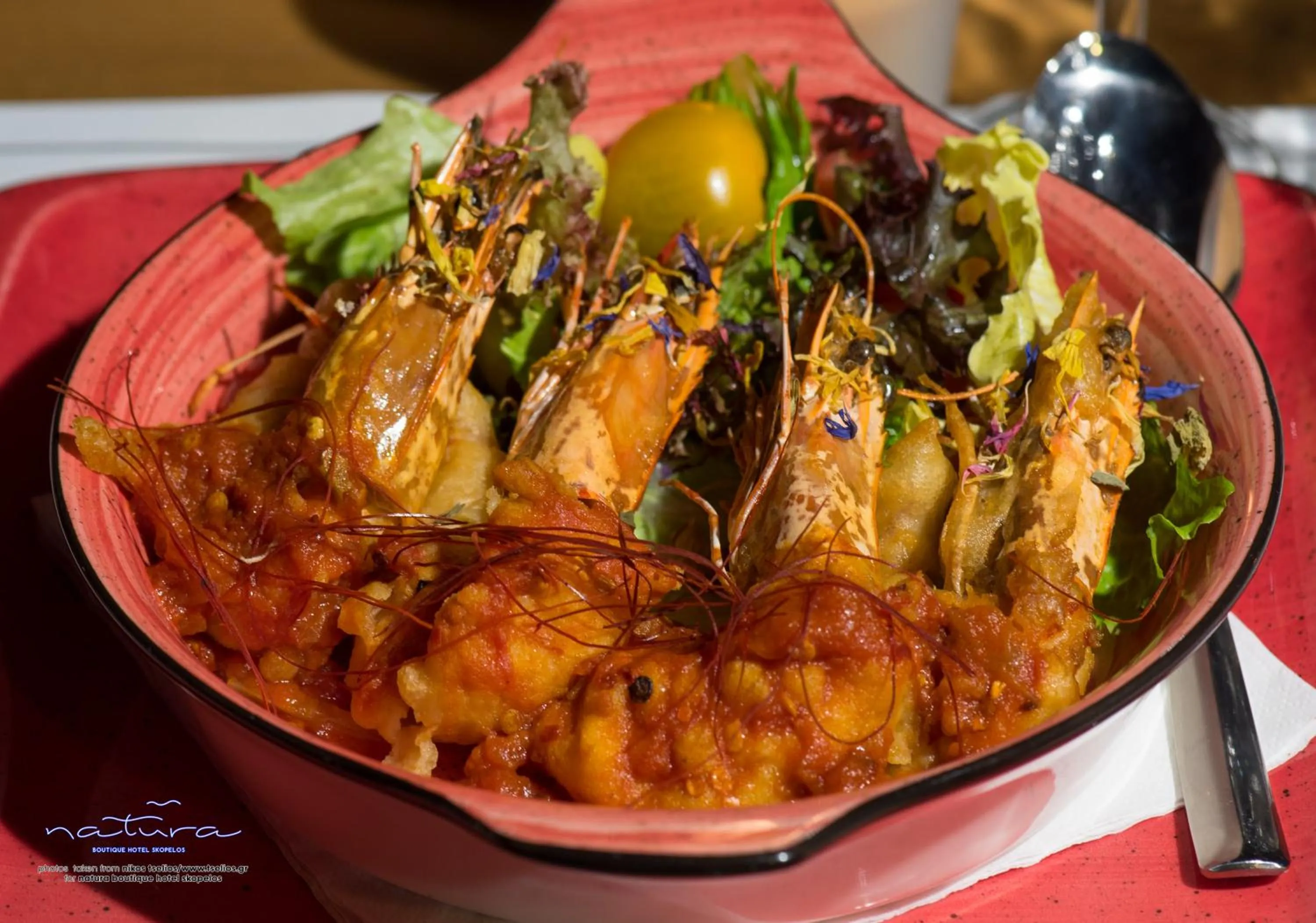 Food close-up in Natura Luxury Boutique Hotel Skopelos