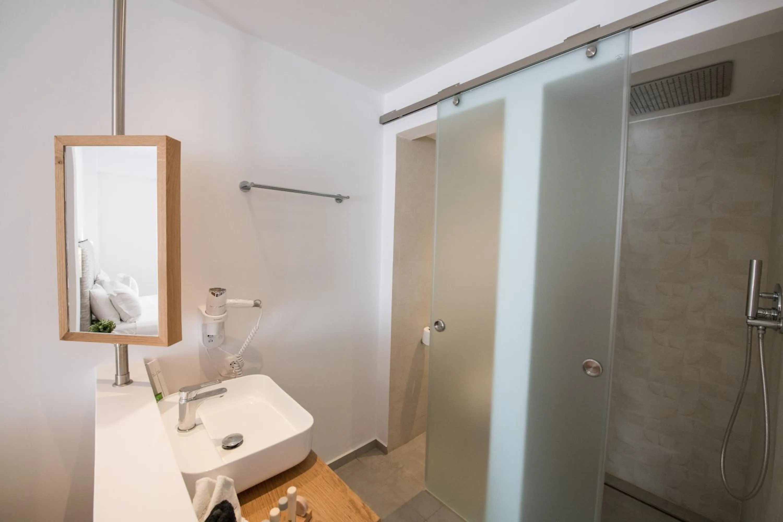 Shower in Natura Luxury Boutique Hotel Skopelos