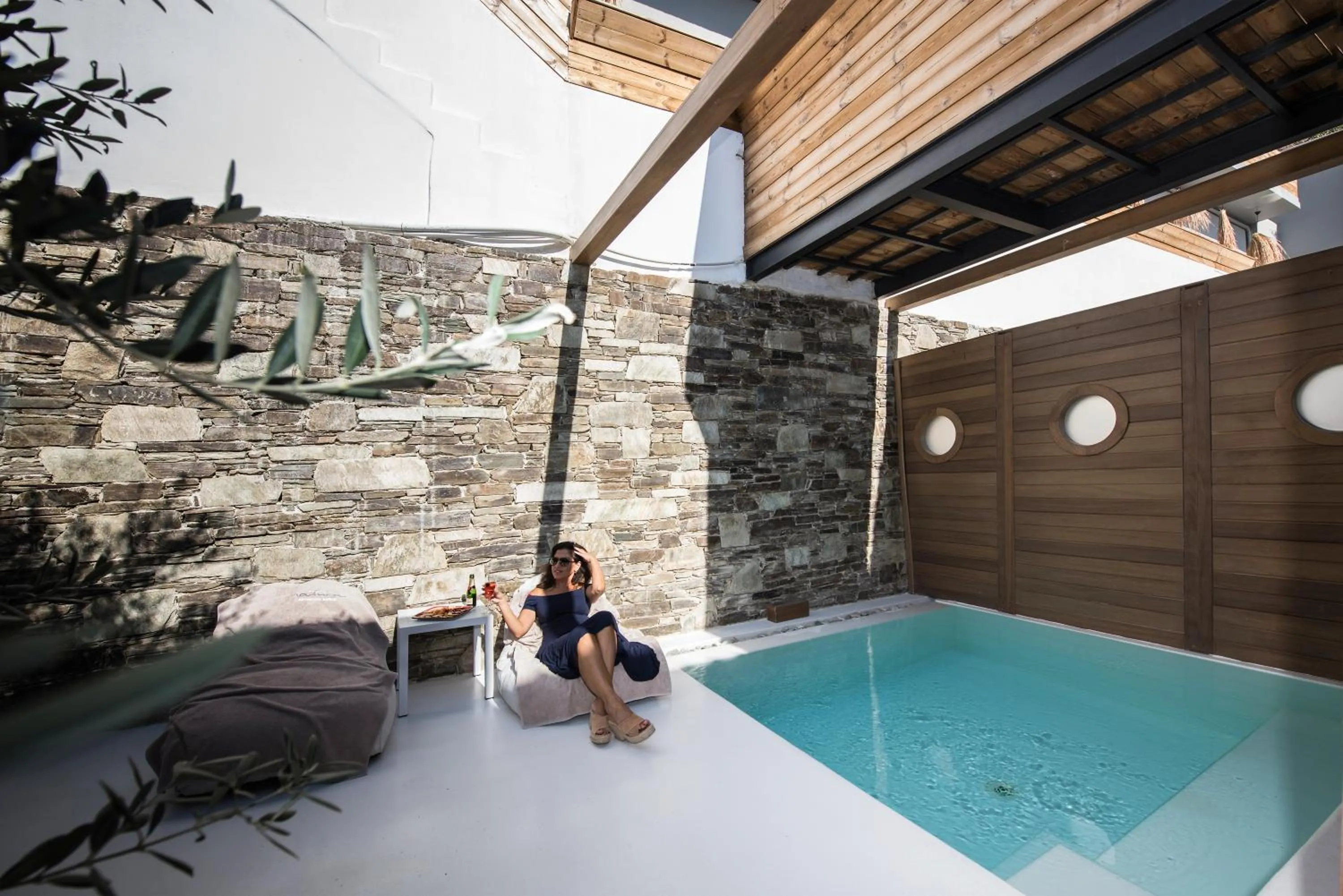 Swimming pool in Natura Luxury Boutique Hotel Skopelos