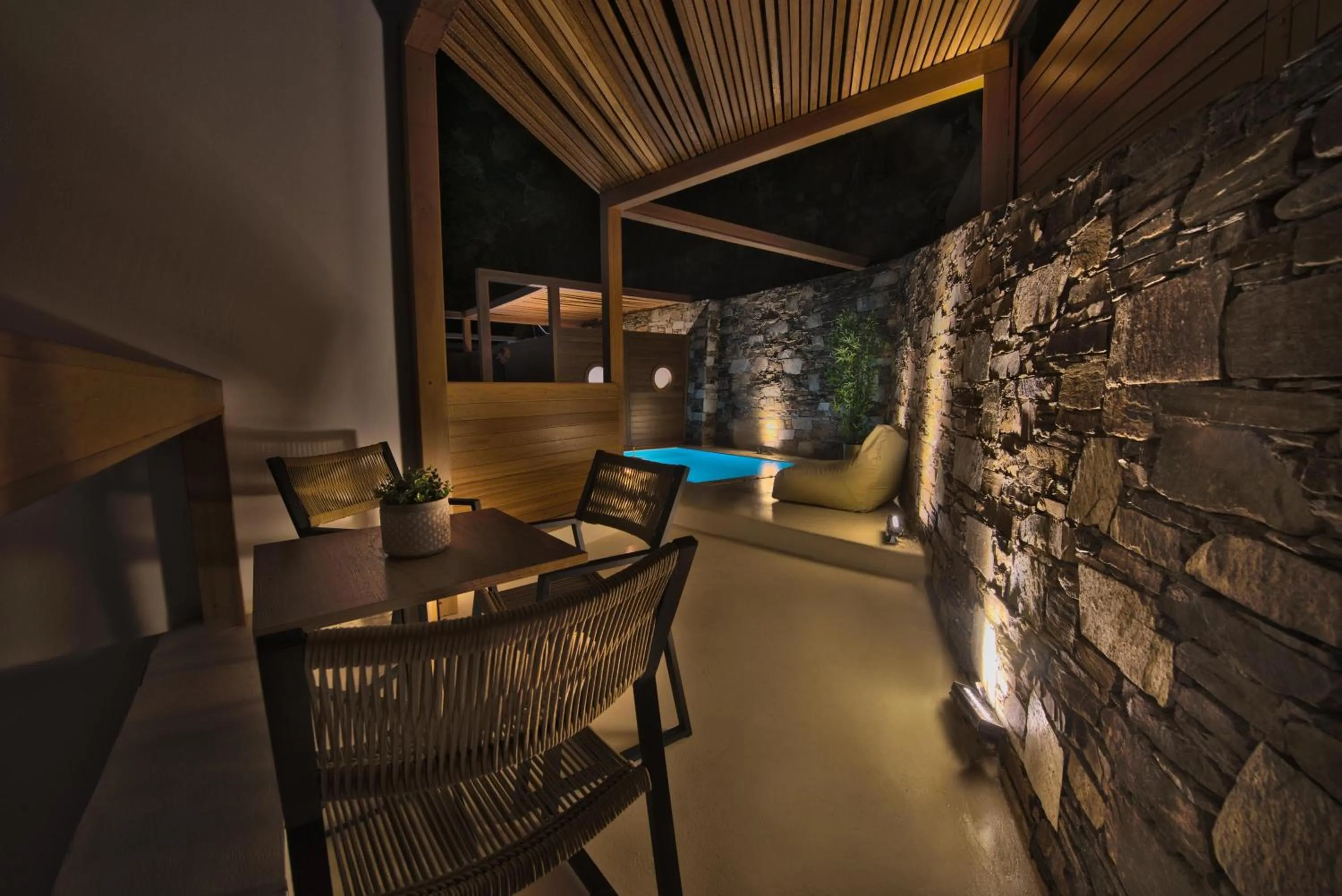 Balcony/Terrace in Natura Luxury Boutique Hotel Skopelos