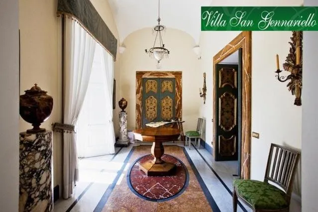 Lobby or reception in B&B Villa San Gennariello
