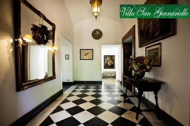 Lobby or reception in B&B Villa San Gennariello