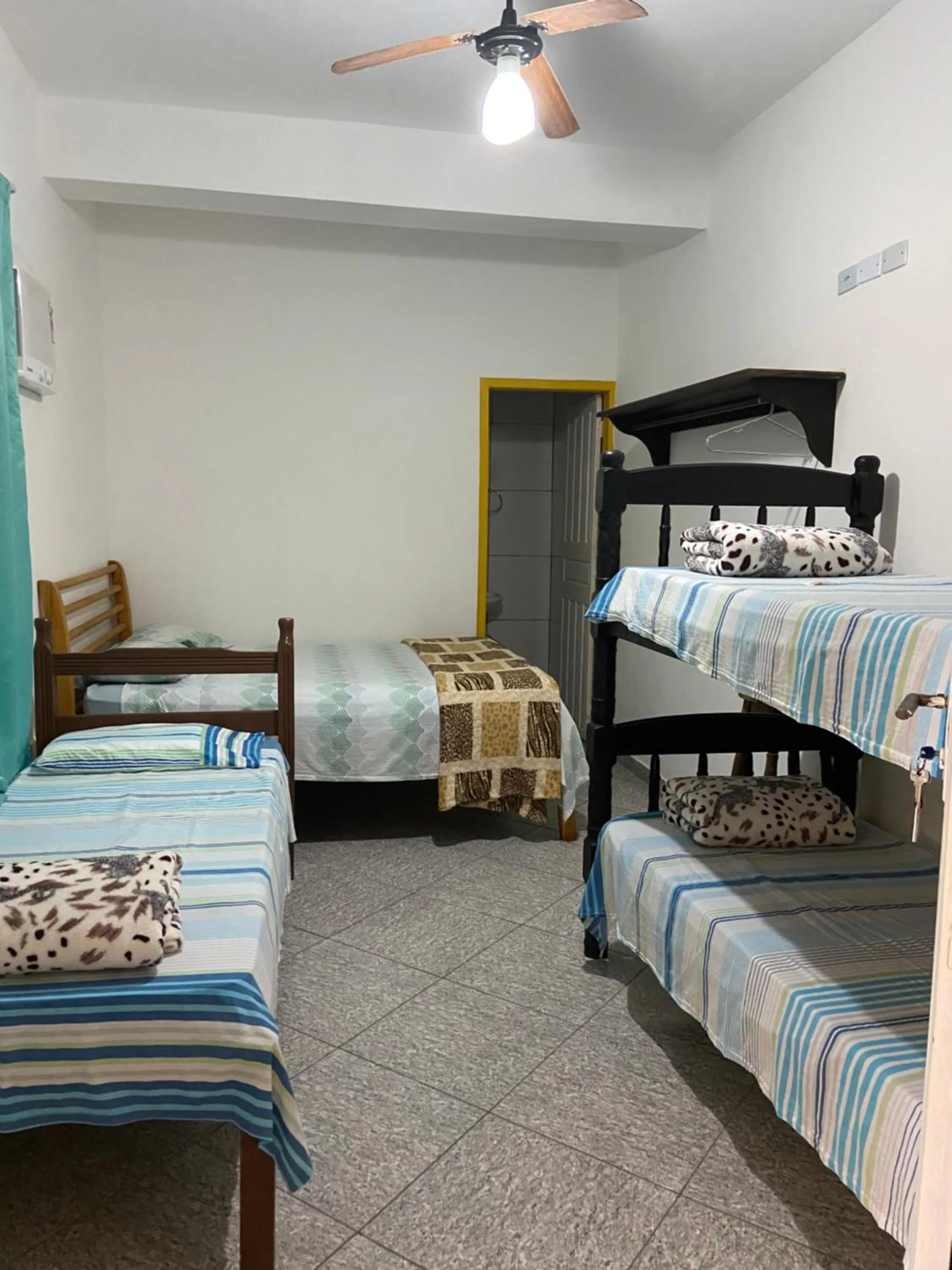 Bed in Pousada Fraga