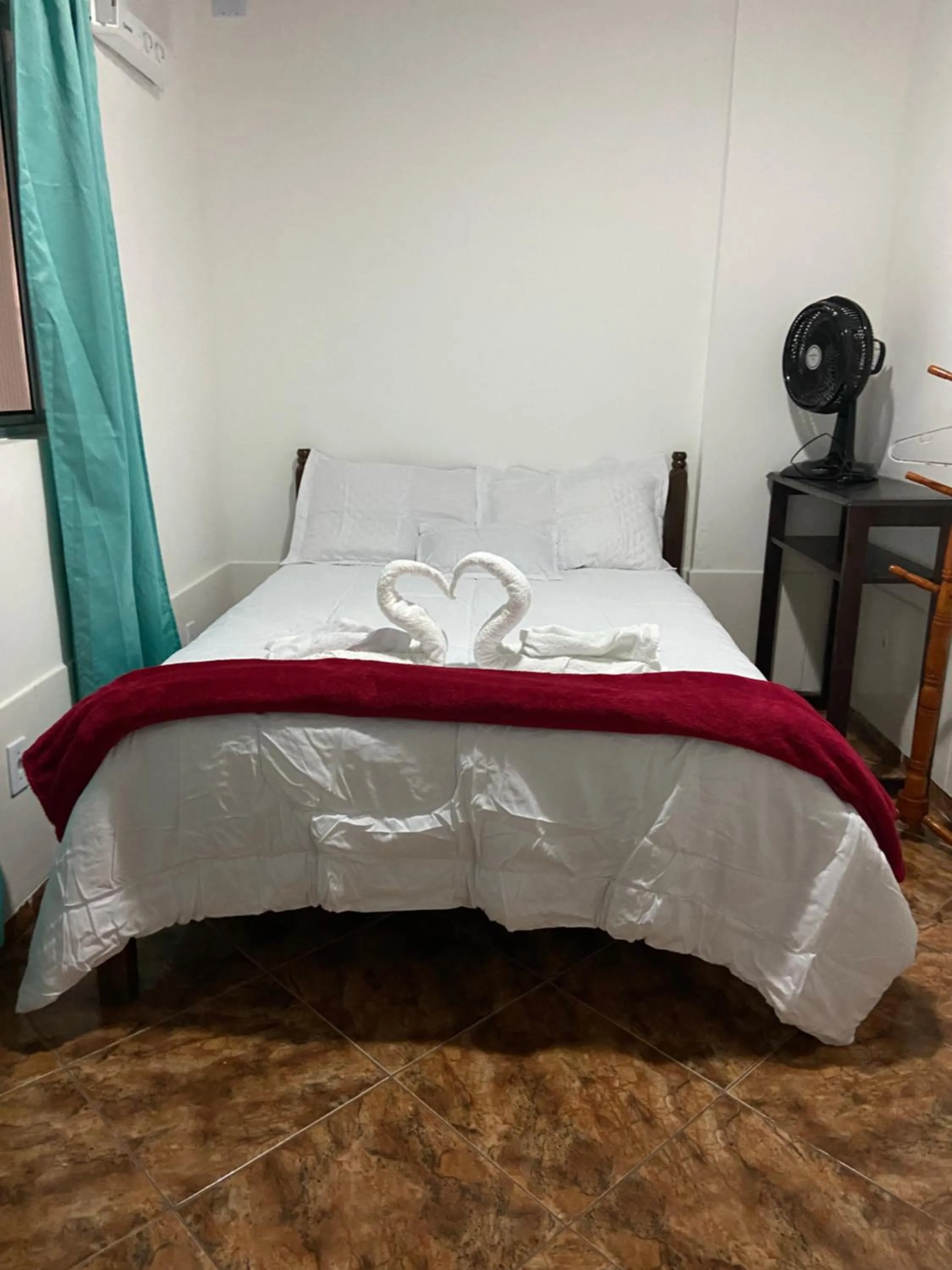 Bed in Pousada Fraga