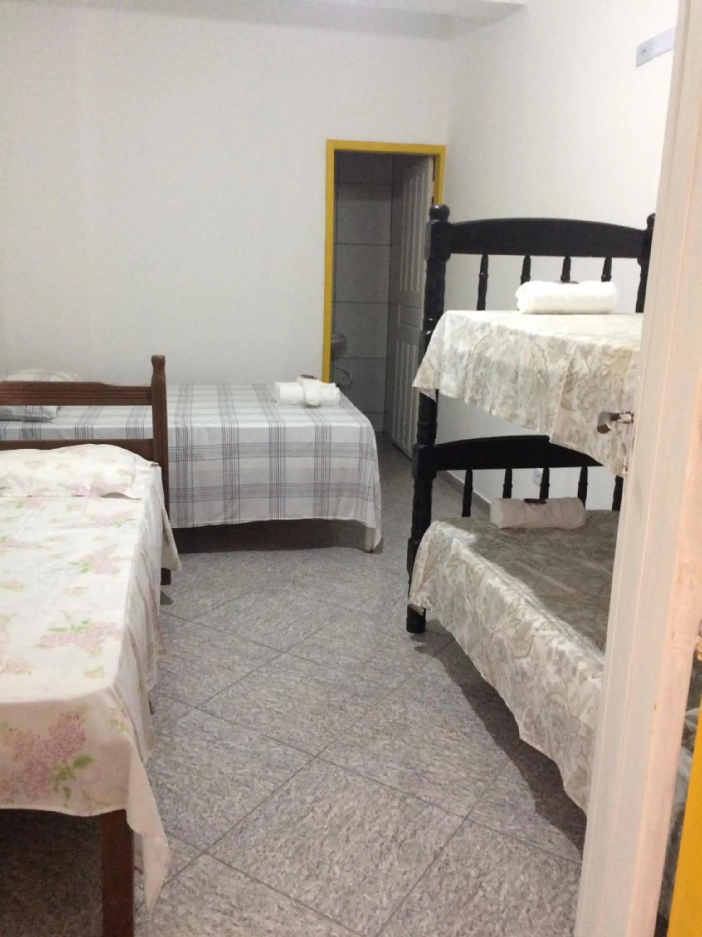 Bed in Pousada Fraga