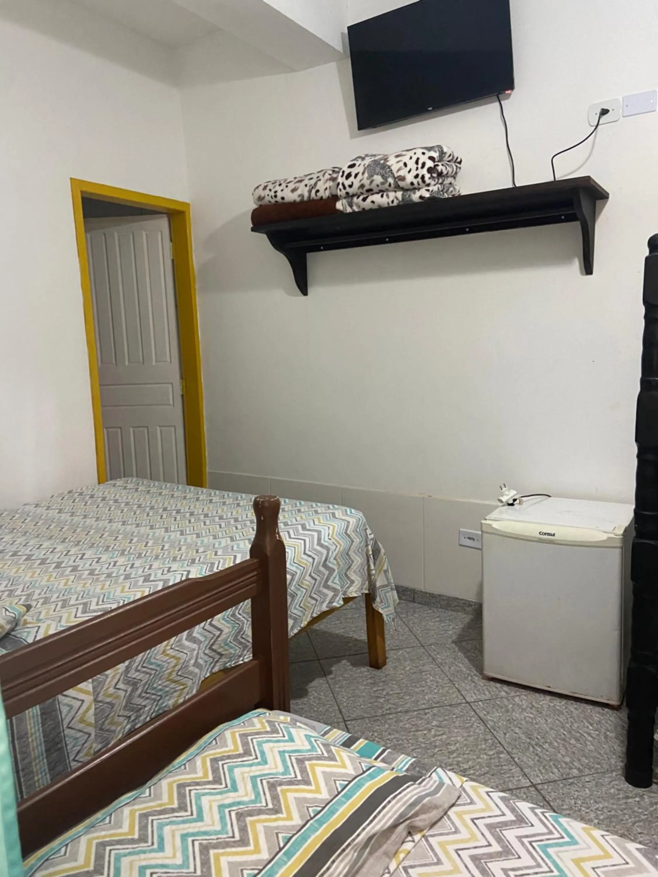 Bed in Pousada Fraga