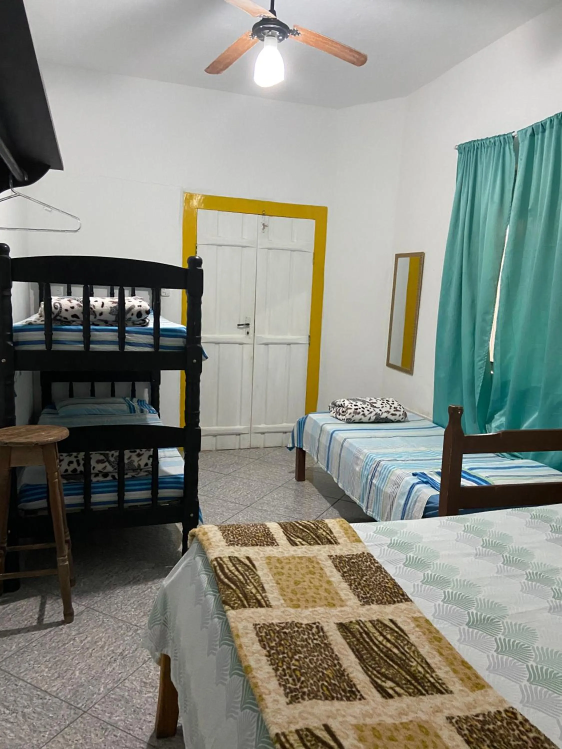 Bed in Pousada Fraga