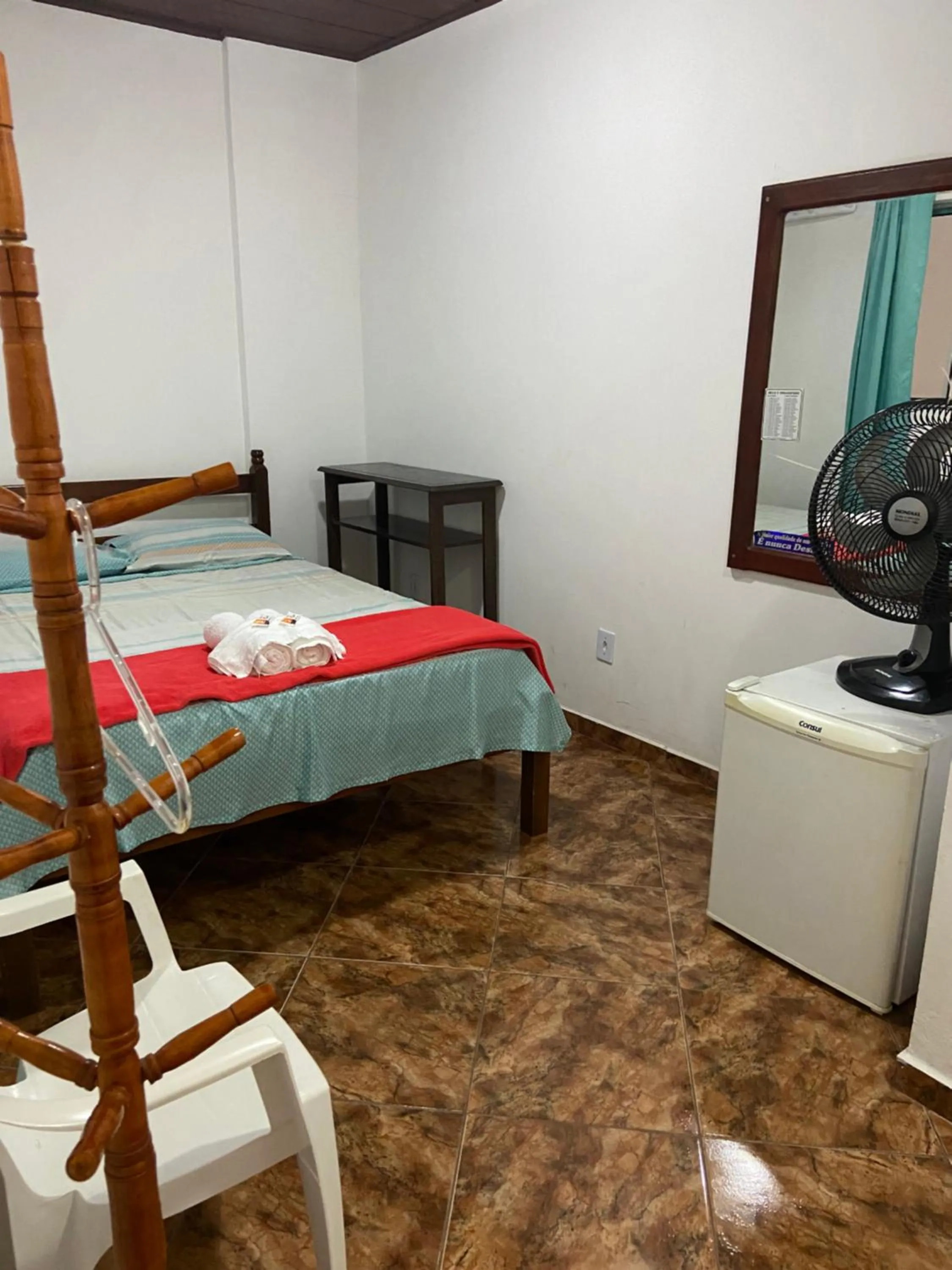 Bed in Pousada Fraga