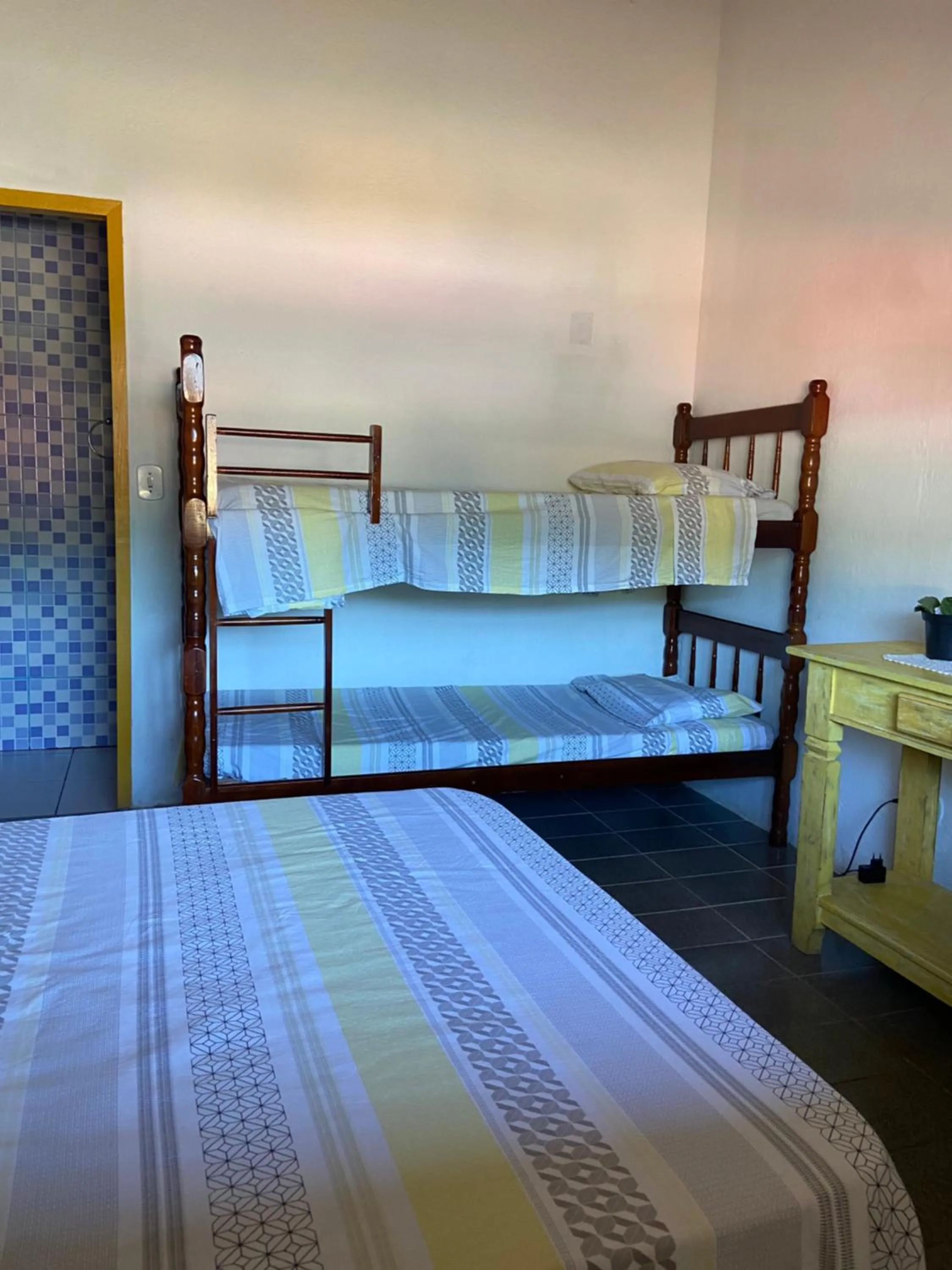 Bed in Pousada Fraga