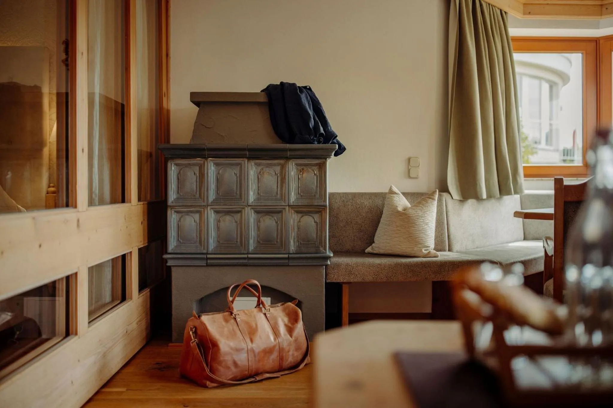 Living room in Hotel Bergheimat