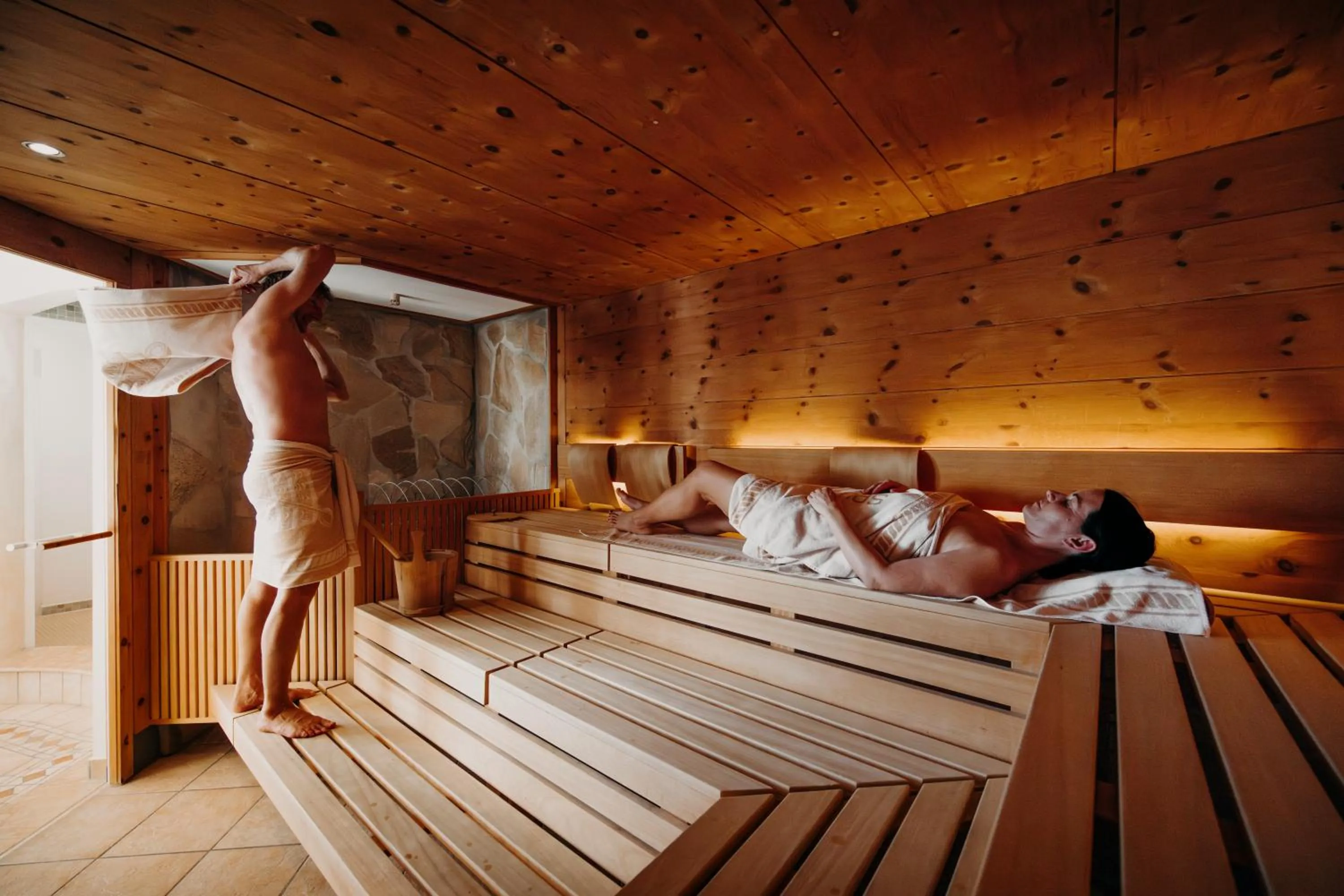 People, Bed in Hotel Bergheimat