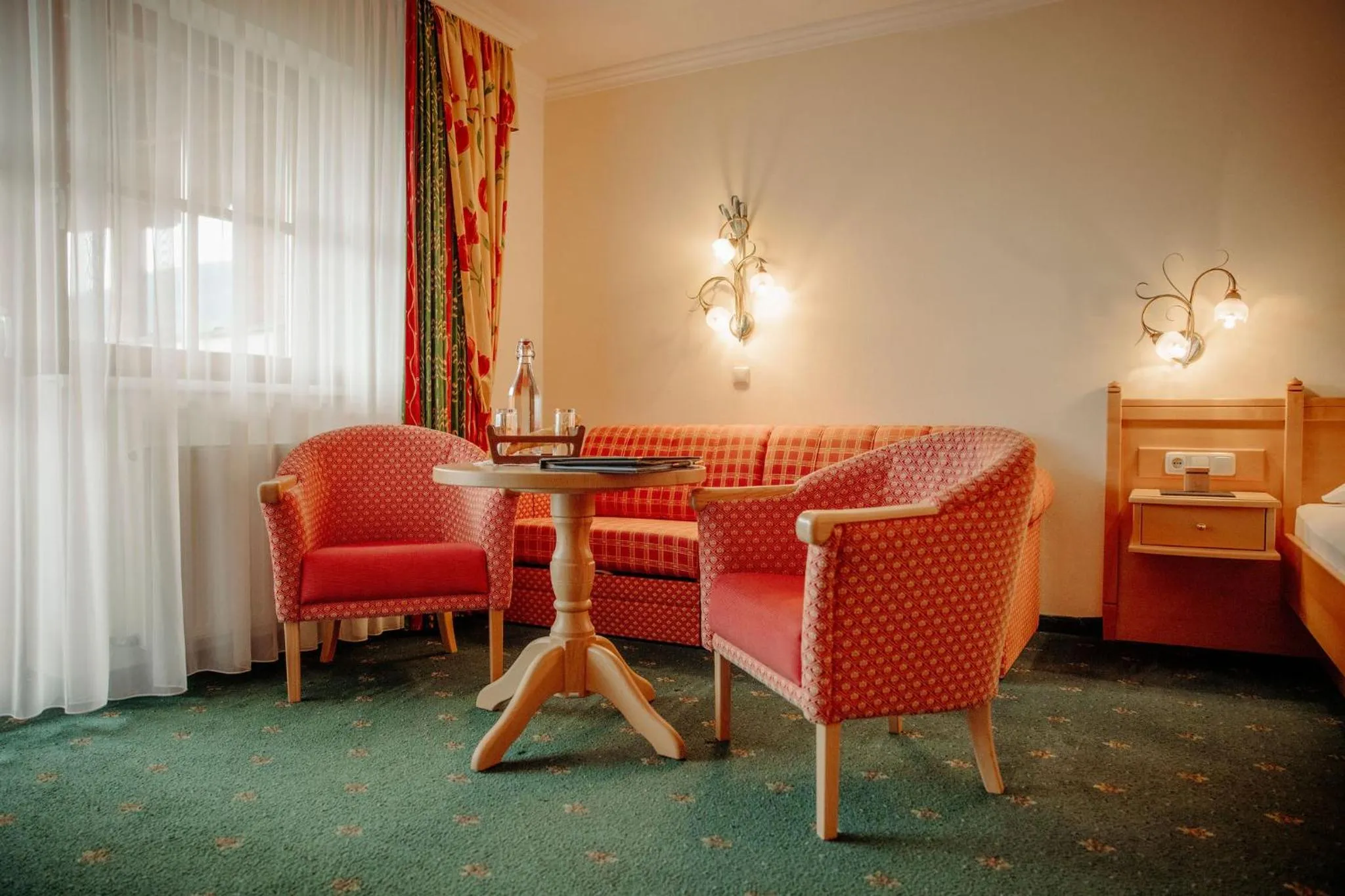 Living room in Hotel Bergheimat