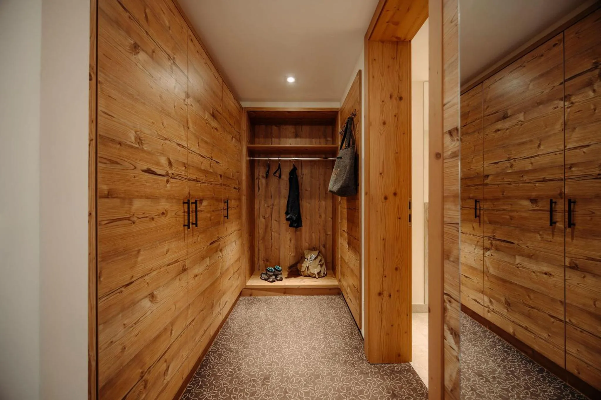 wardrobe in Hotel Bergheimat