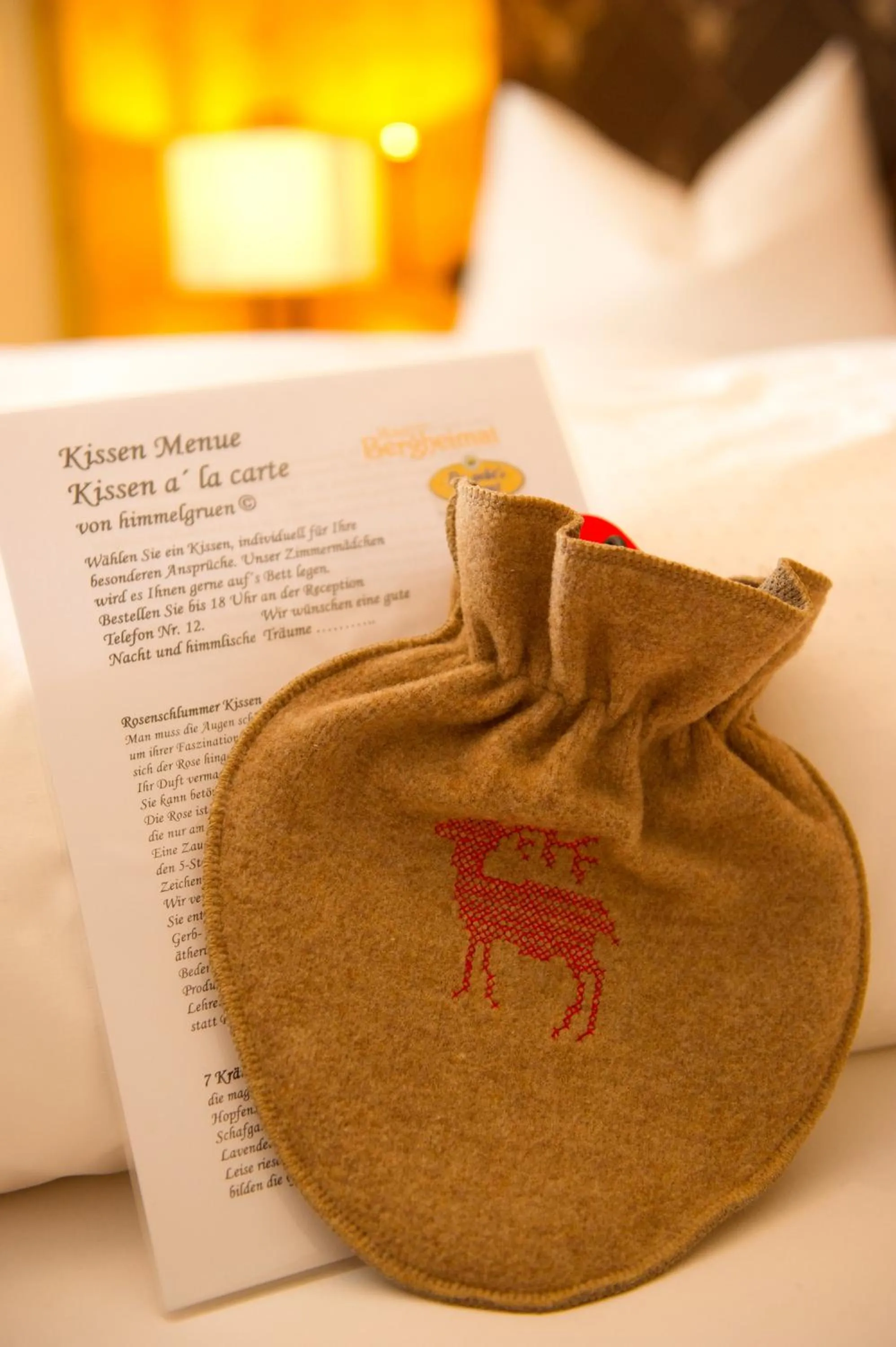 Bed in Hotel Bergheimat