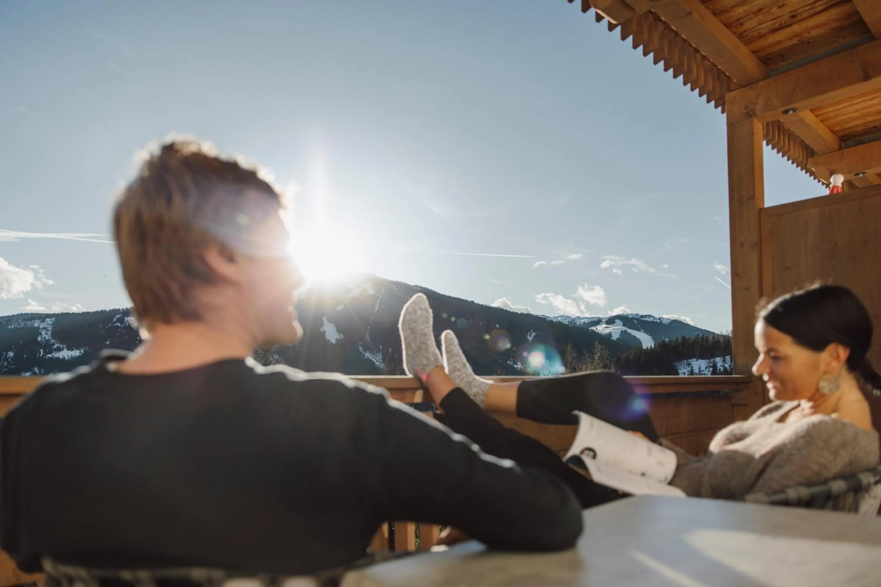 Natural landscape in Hotel Bergheimat