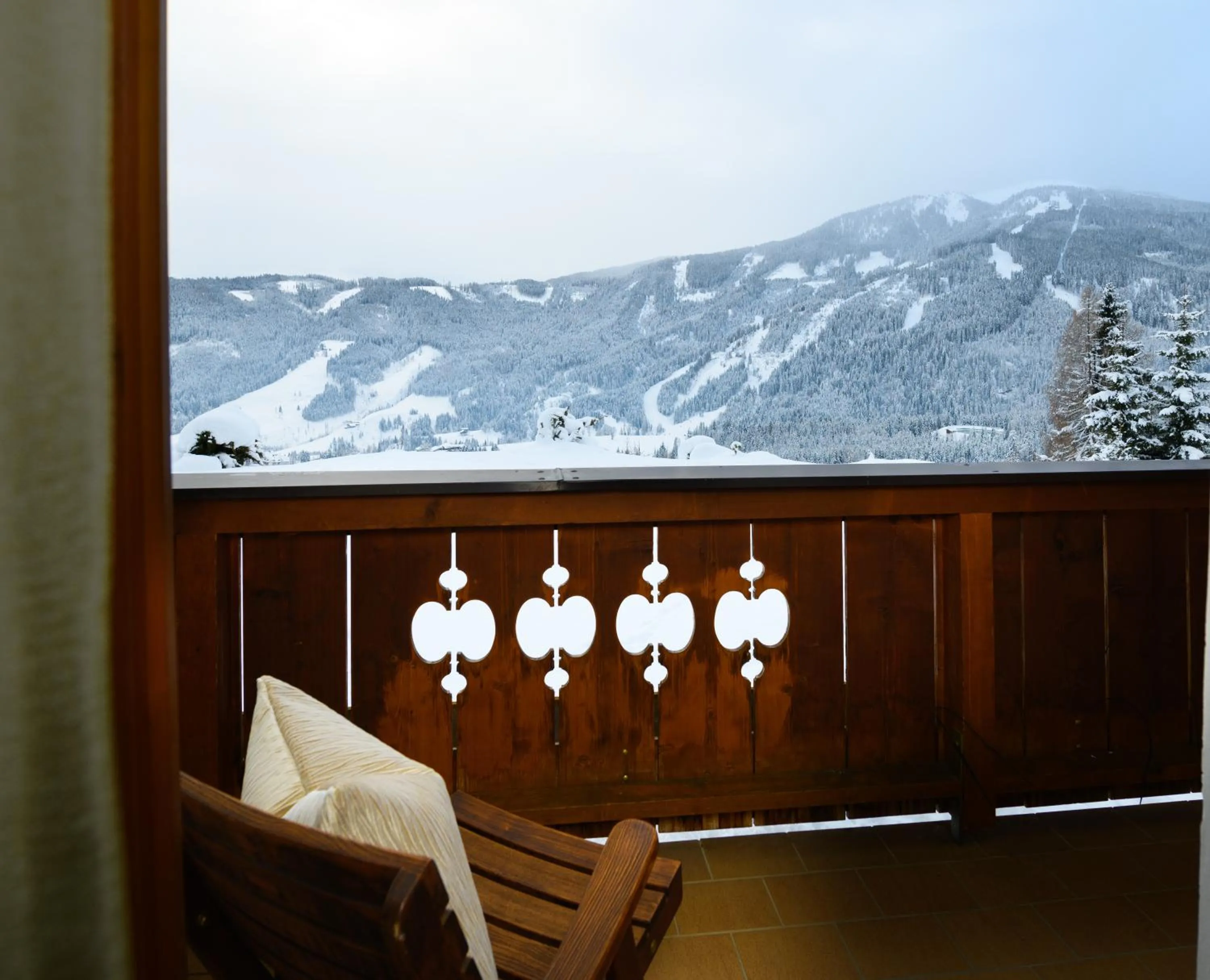 Balcony/Terrace in Hotel Bergheimat