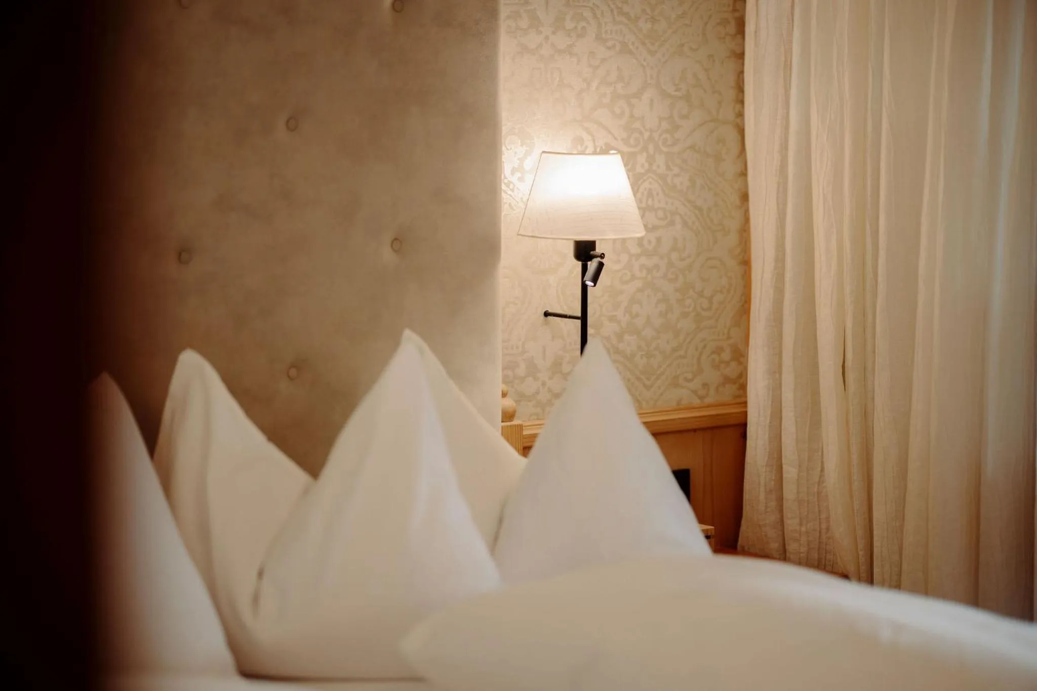 Bed in Hotel Bergheimat