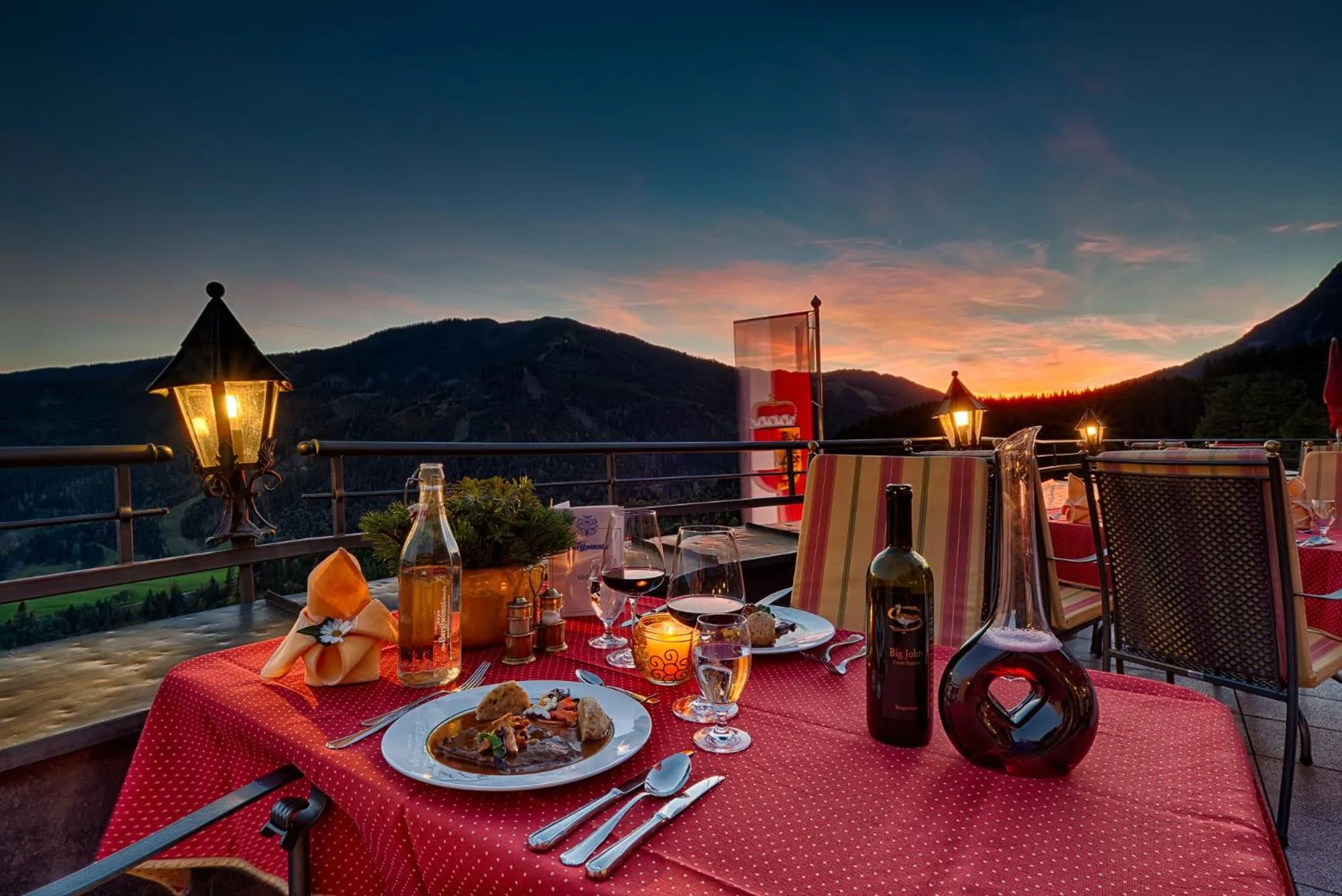 Balcony/Terrace in Hotel Bergheimat