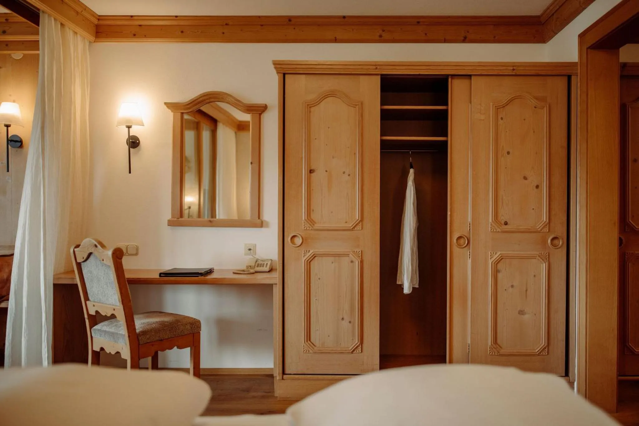 Bedroom, Bed in Hotel Bergheimat