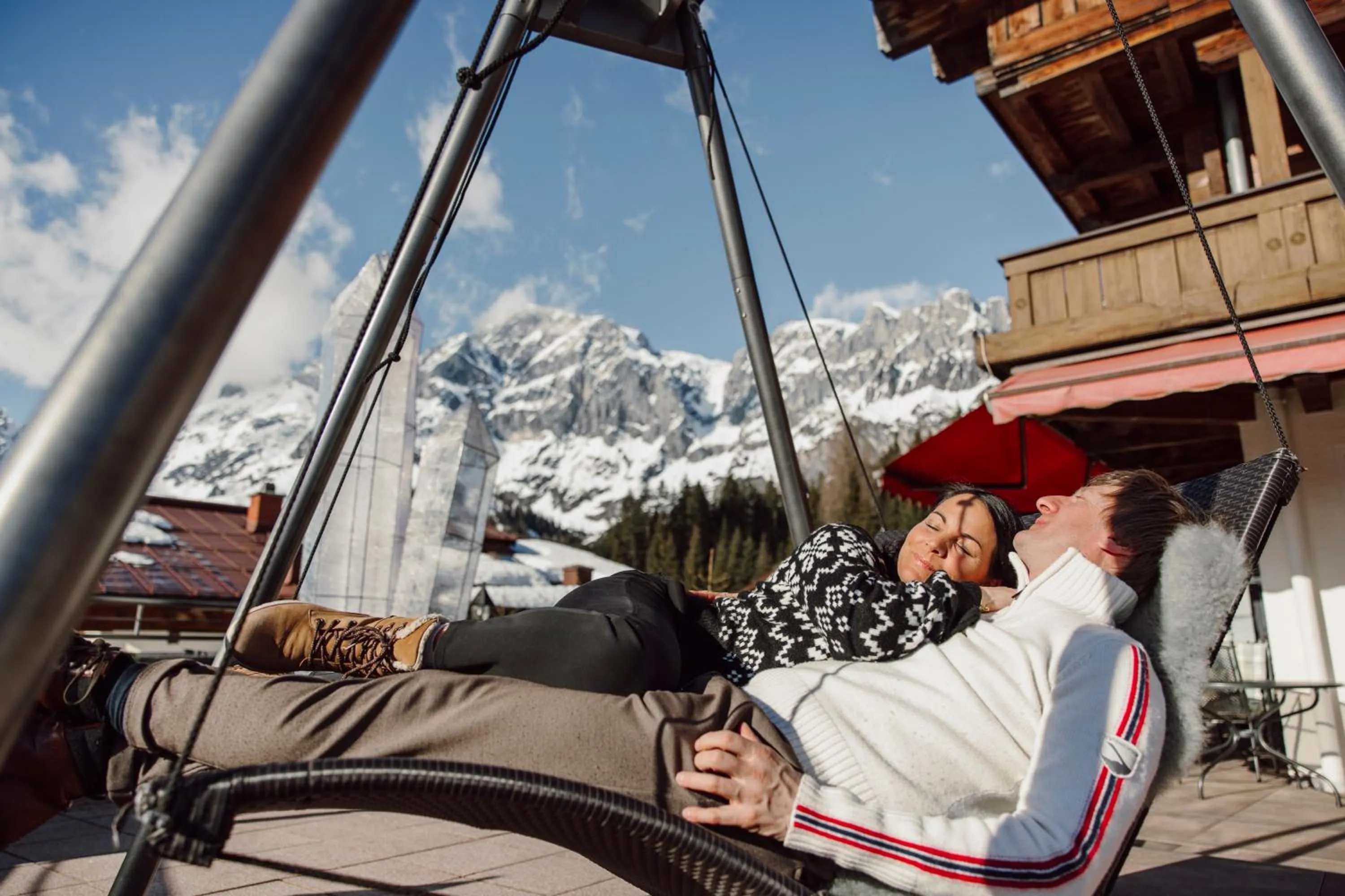 Natural landscape in Hotel Bergheimat