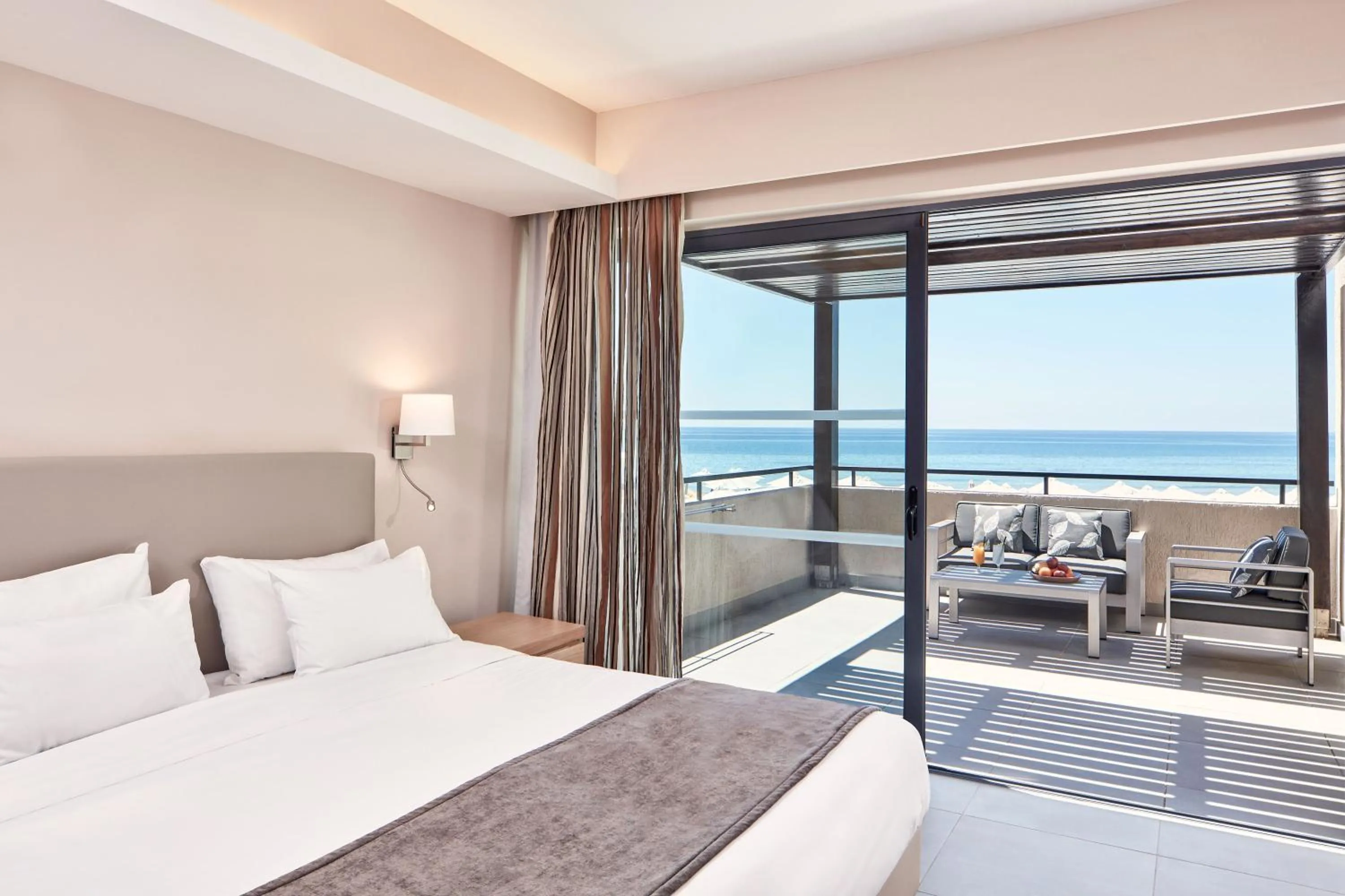 Balcony/Terrace, Bed in Atlantica Mikri Poli Crete