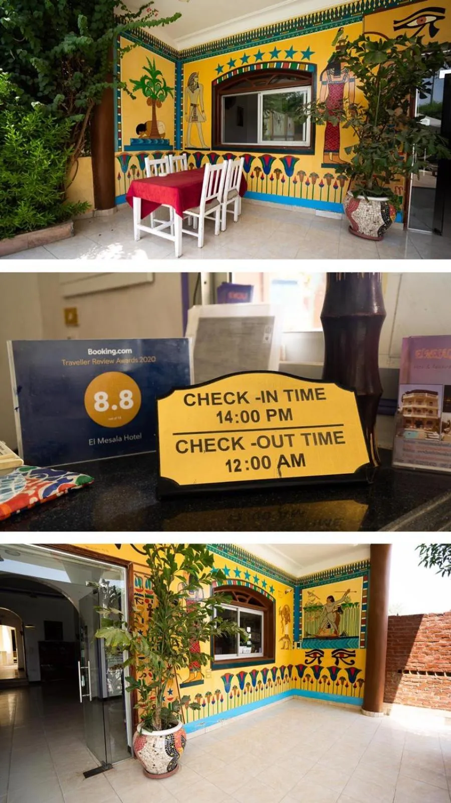 Facade/entrance in El Mesala Hotel