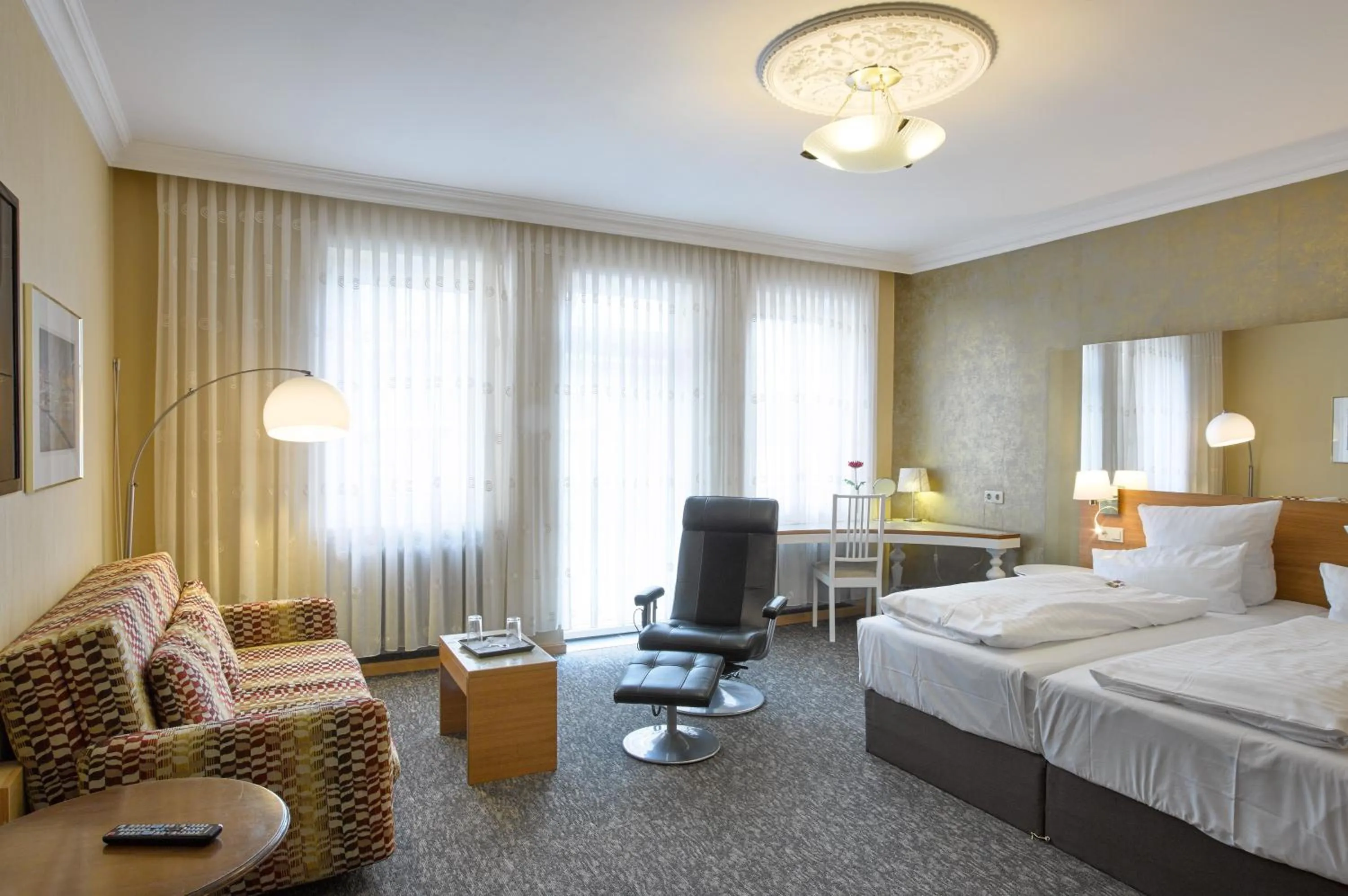 Photo of the whole room, Bed in Hotel Kleiner Riesen