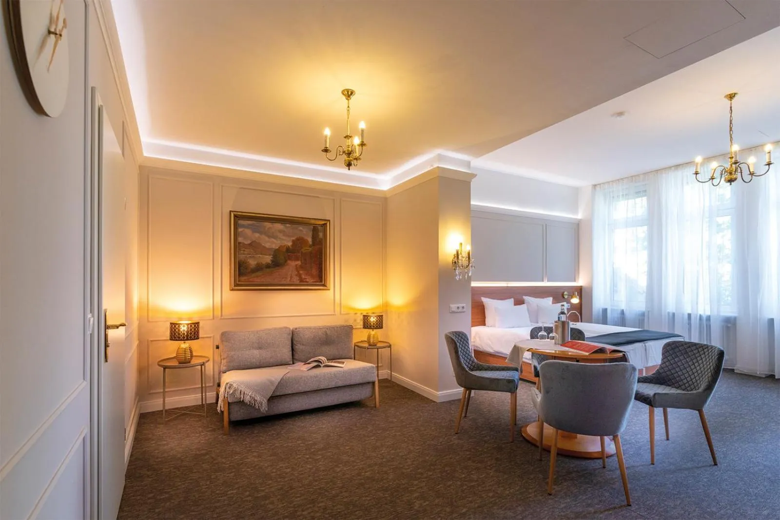 Bed in Hotel Kleiner Riesen