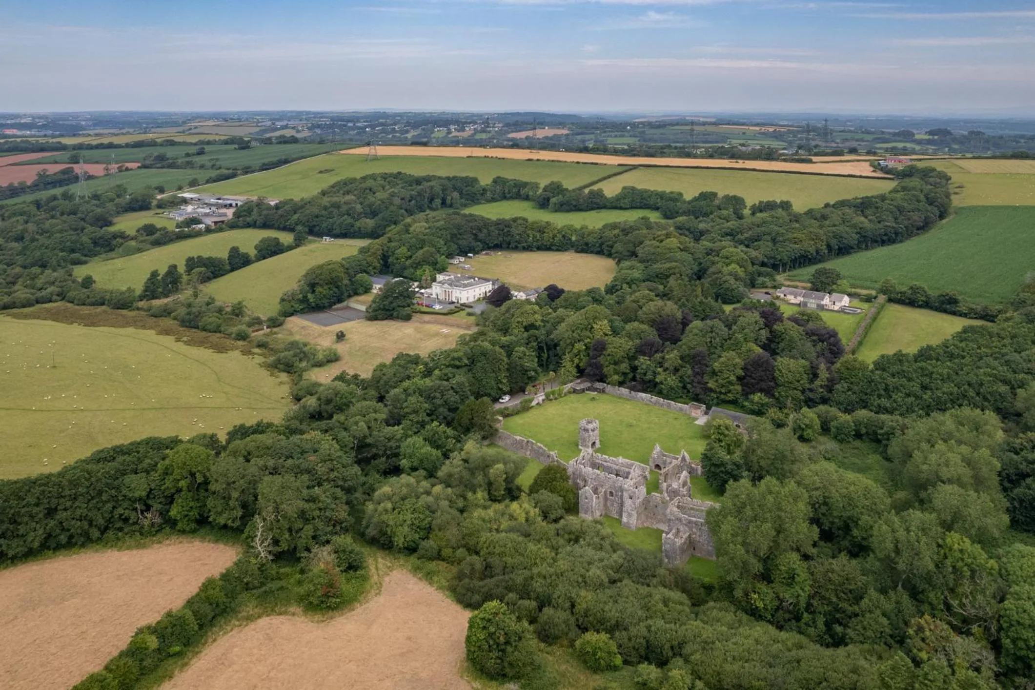 Bird's eye view in Best Western Lamphey Court Hotel and Spa
