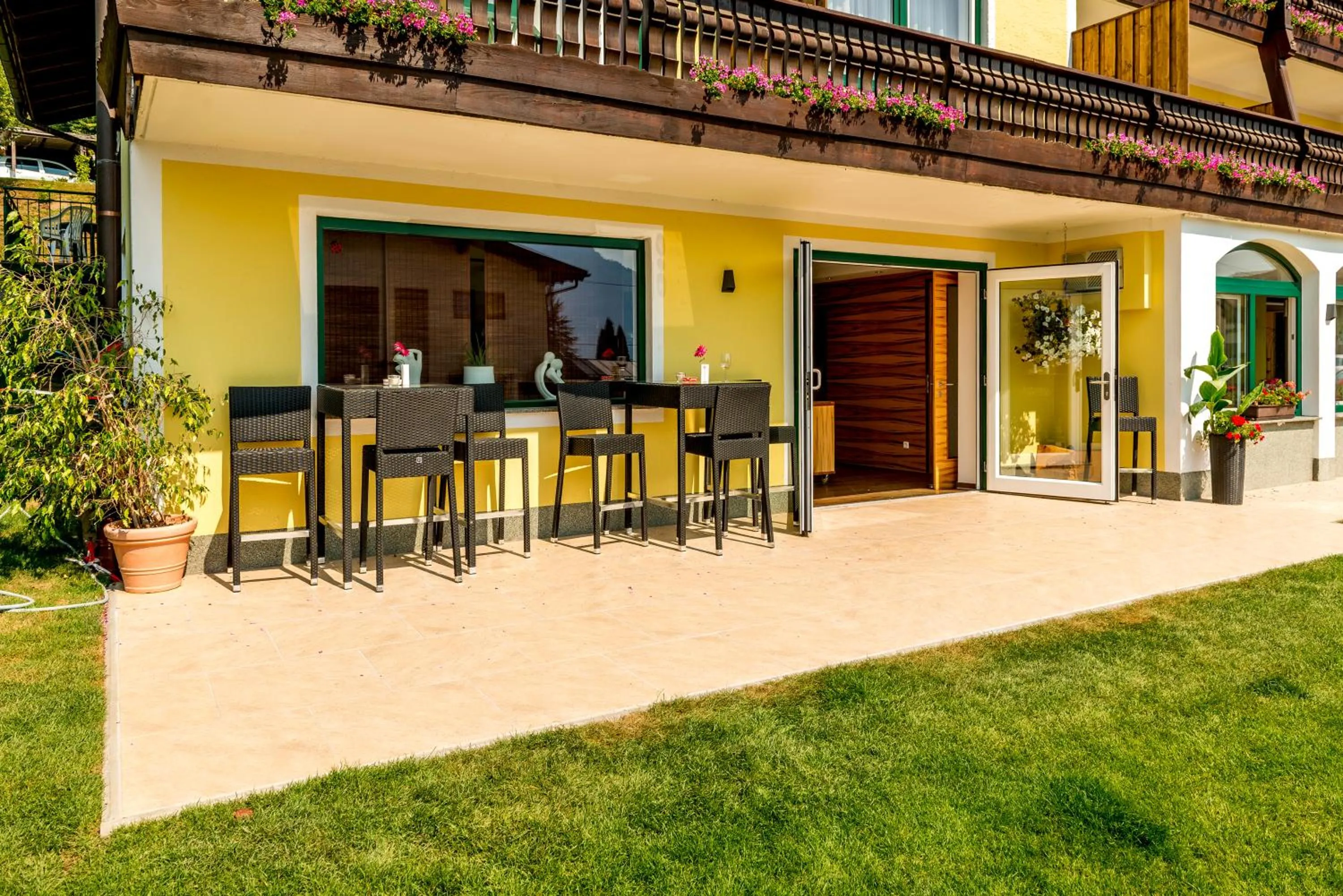 Balcony/Terrace in Panorama Hotel Traunstein