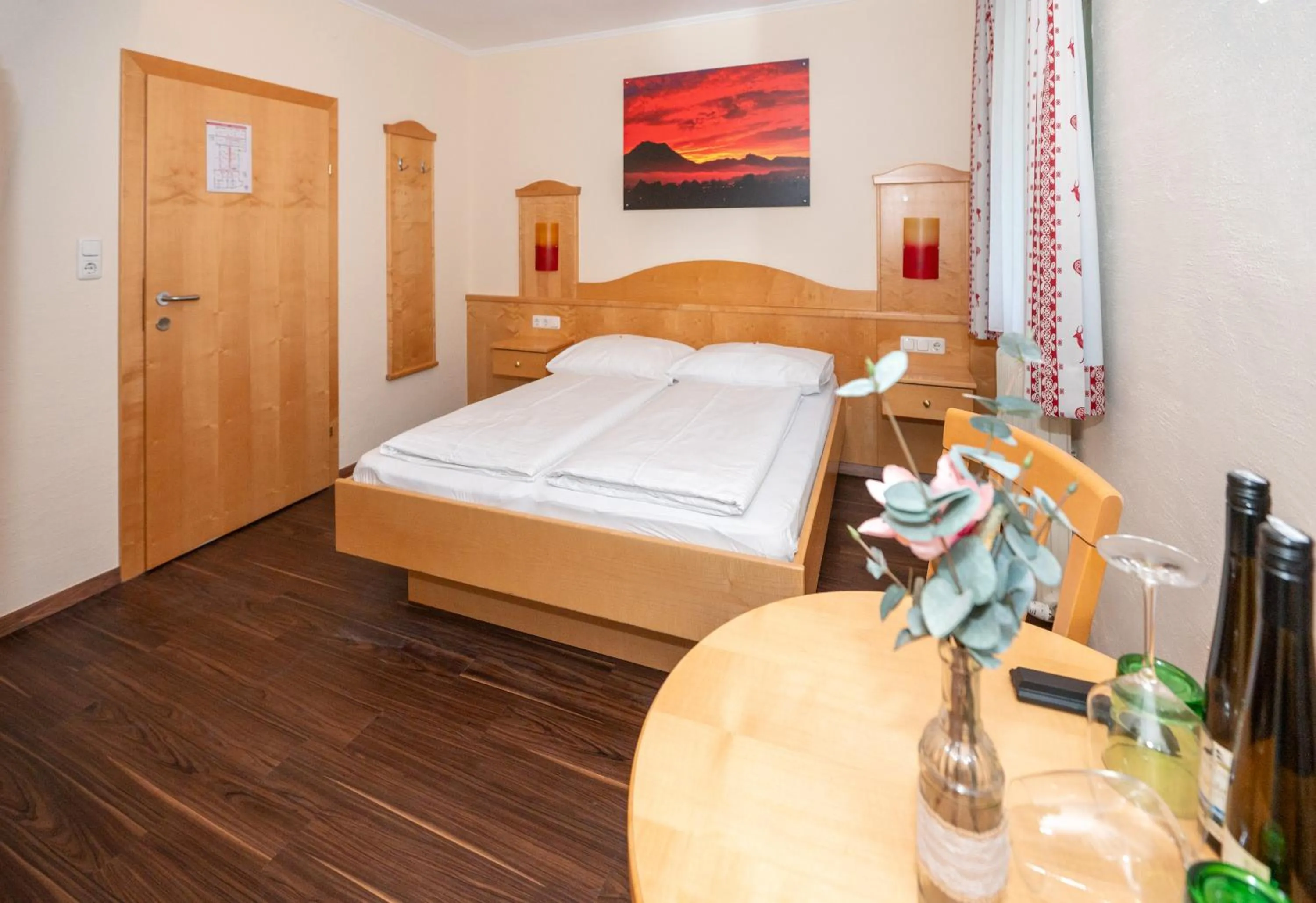 Bed in Panorama Hotel Traunstein