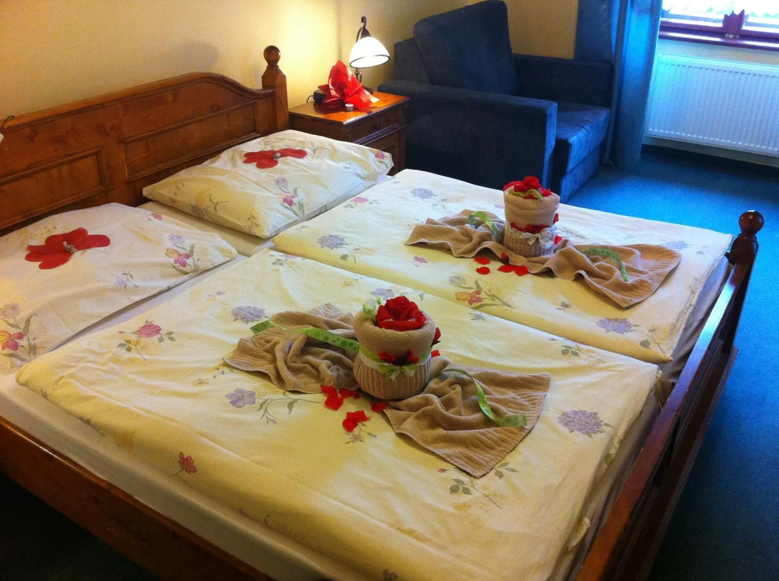 Decorative detail, Bed in Penzión Kachelman