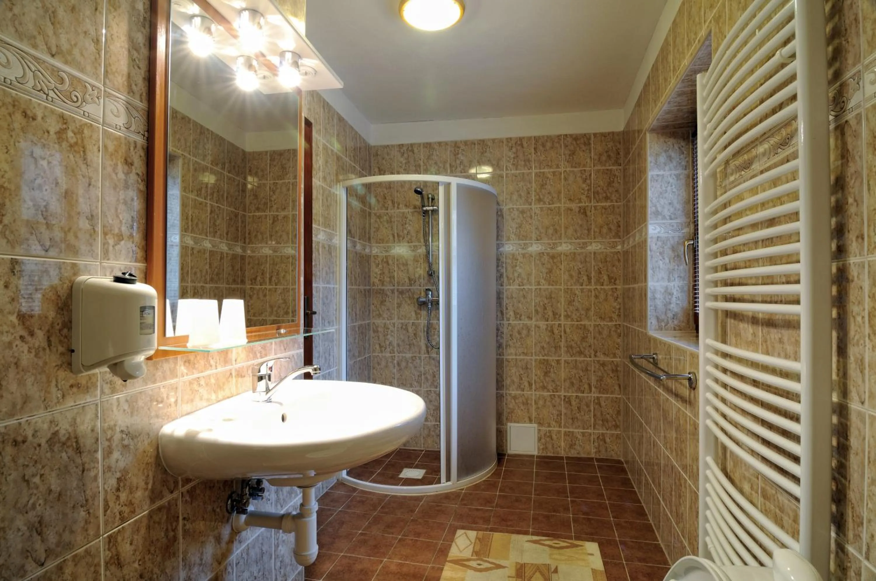 Shower in Penzión Kachelman