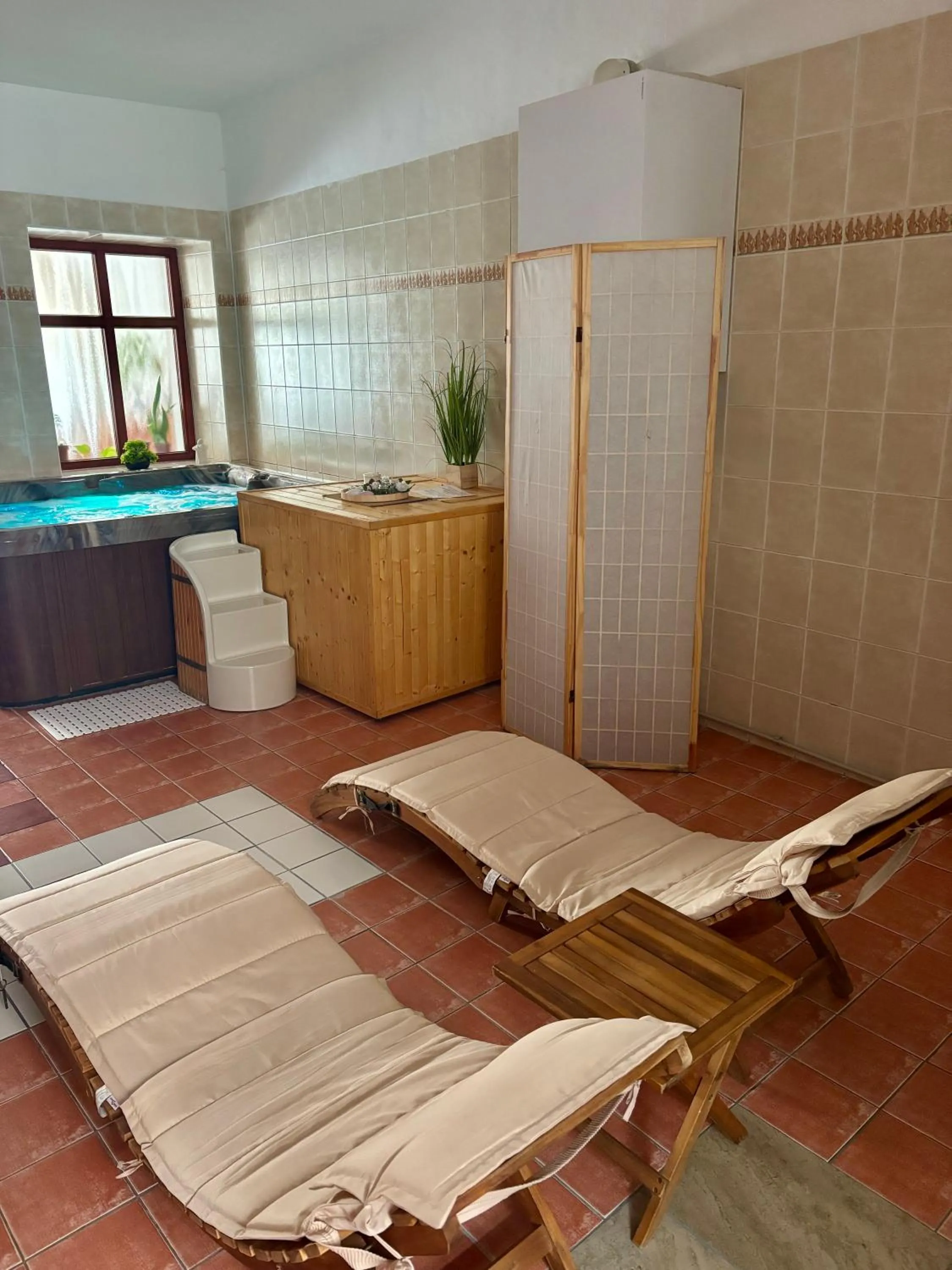 Hot Tub in Penzión Kachelman