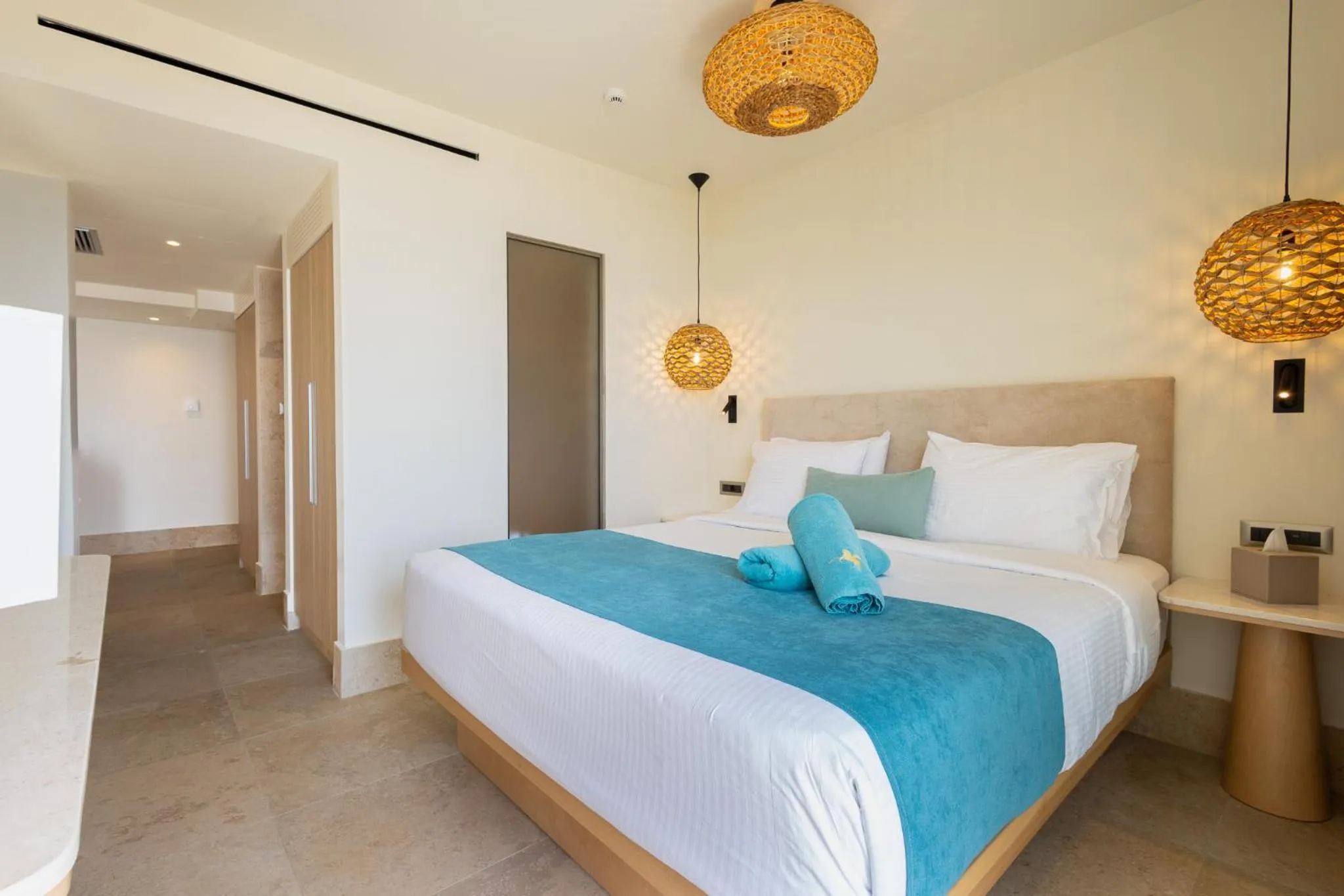 Photo of the whole room, Bed in Pegasos Deluxe Beach Hotel